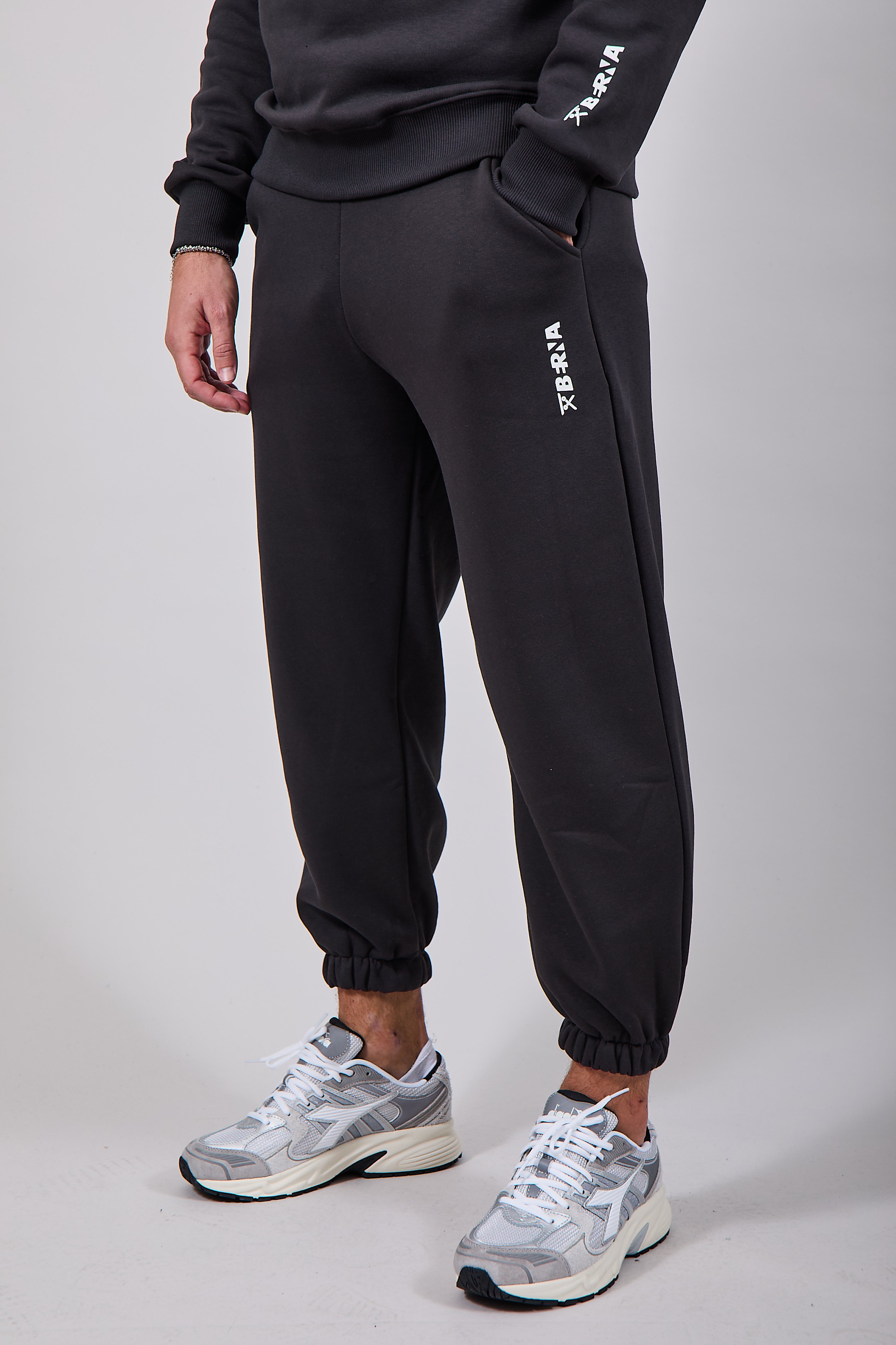Pantalone Berna  Felpa Piombo 221 (12236067766612)