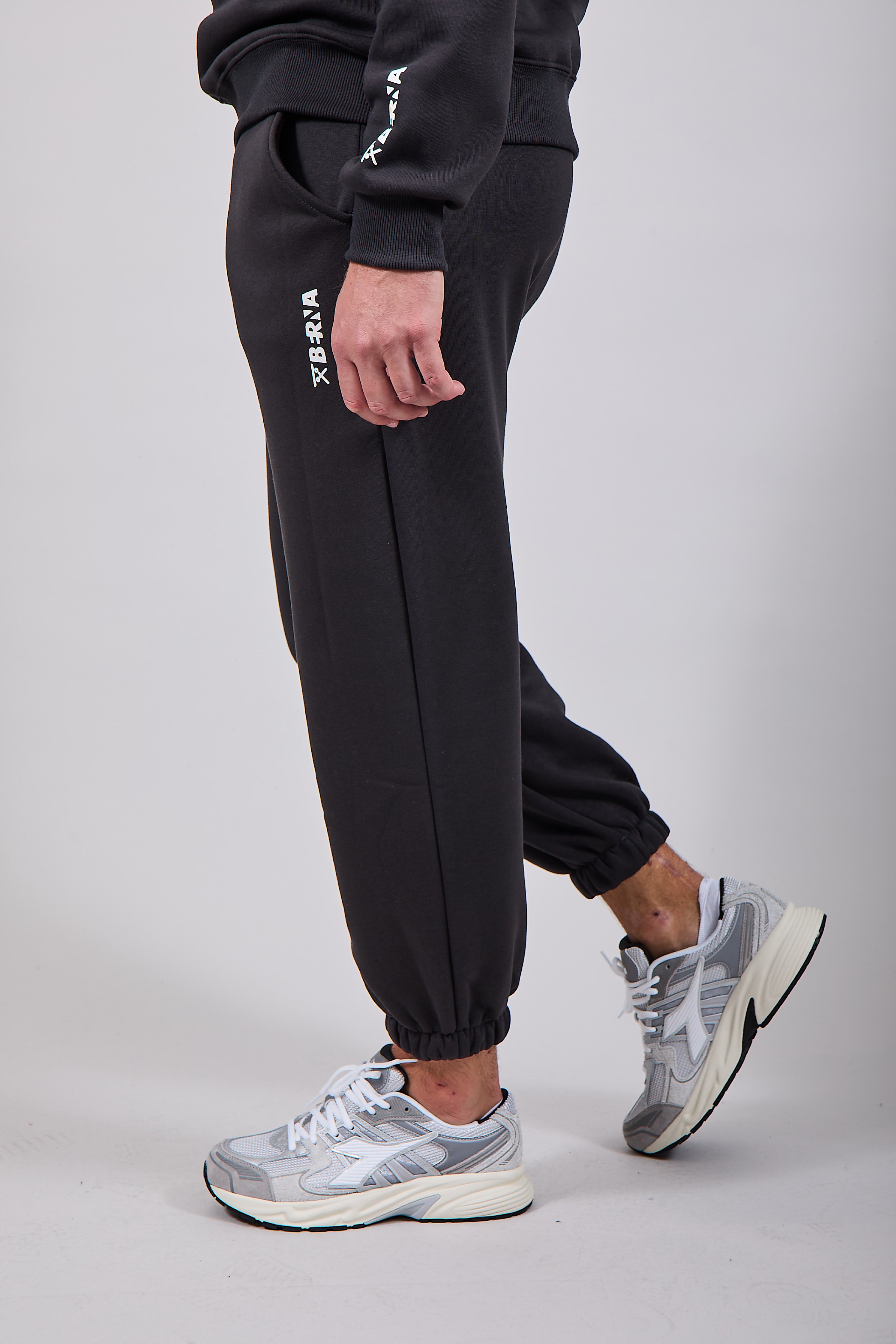 Pantalone Berna  Felpa Piombo 221 (12236067766612)