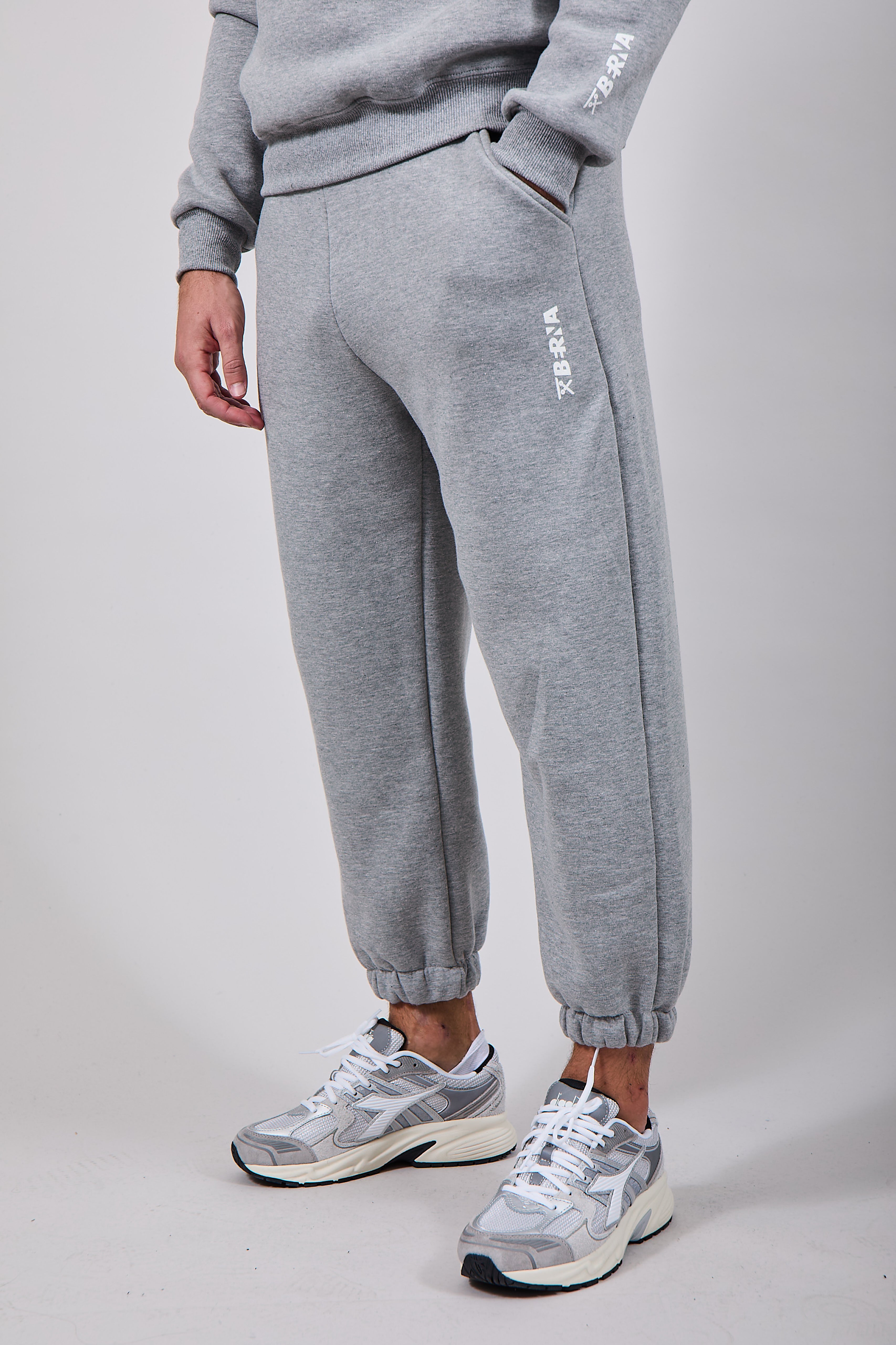 Pantalone Berna Felpa Grigio 221 (12236067209556)