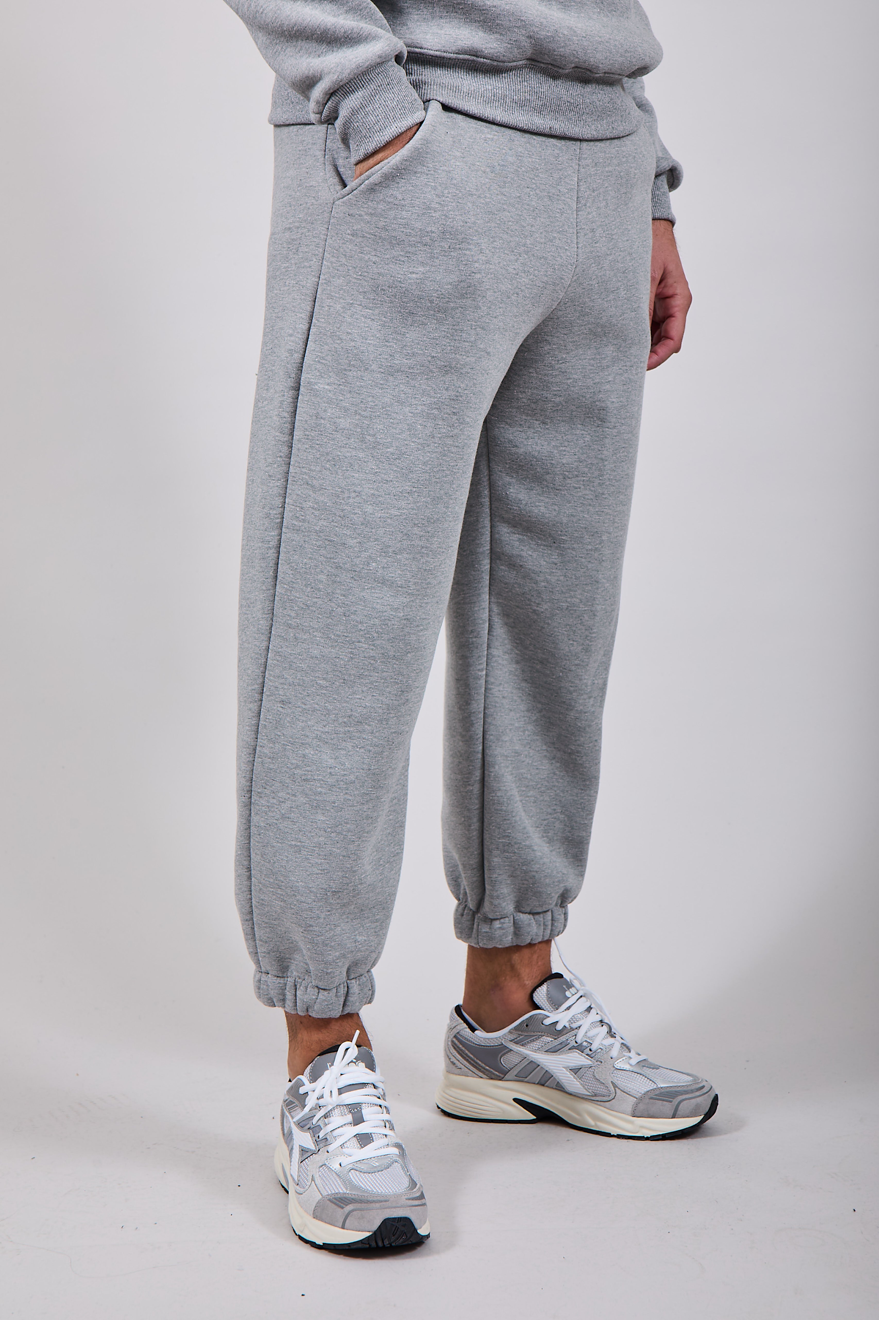 Pantalone Berna Felpa Grigio 221 (12236067209556)