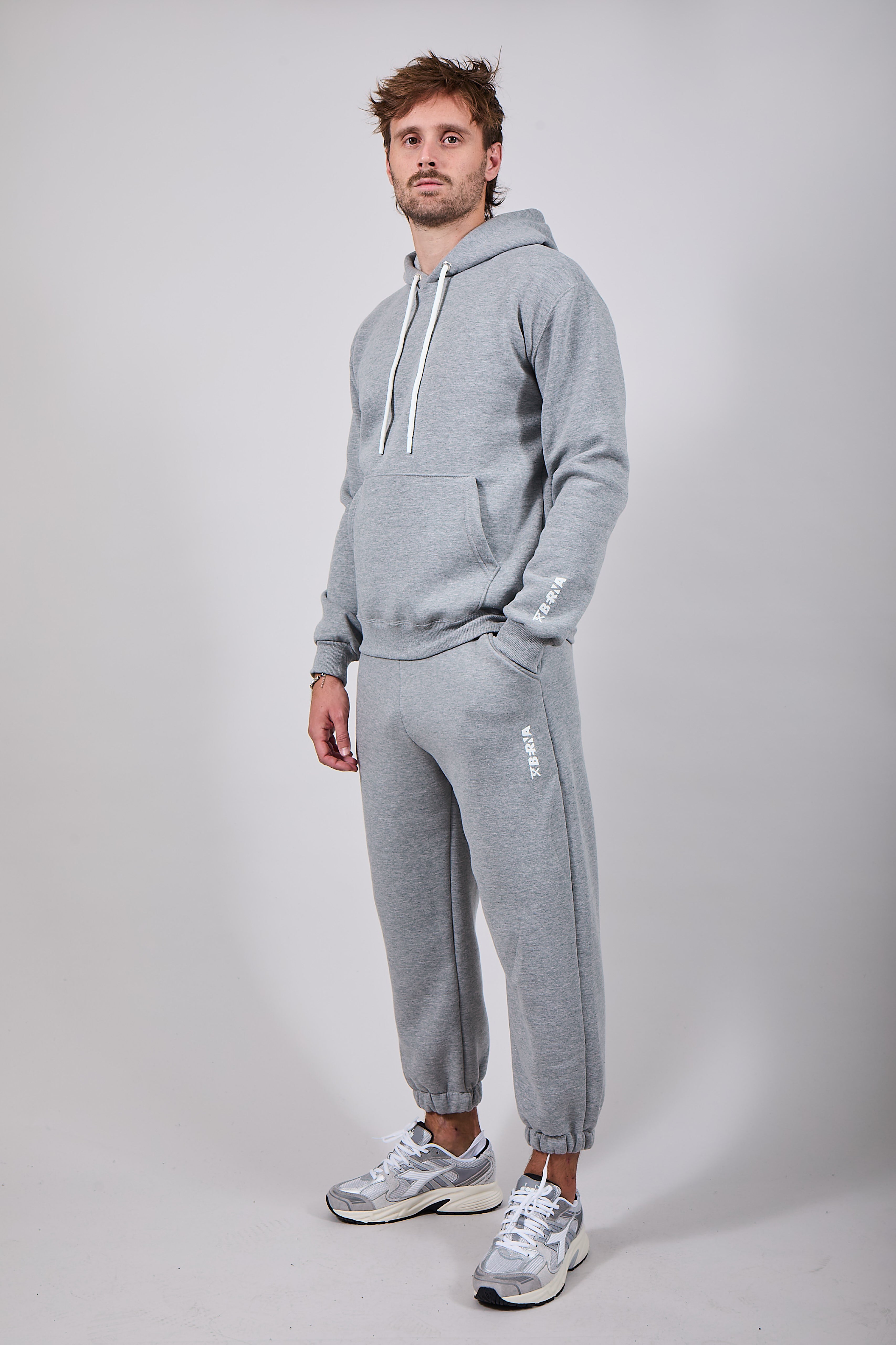 Pantalone Berna Felpa Grigio 221 (12236067209556)