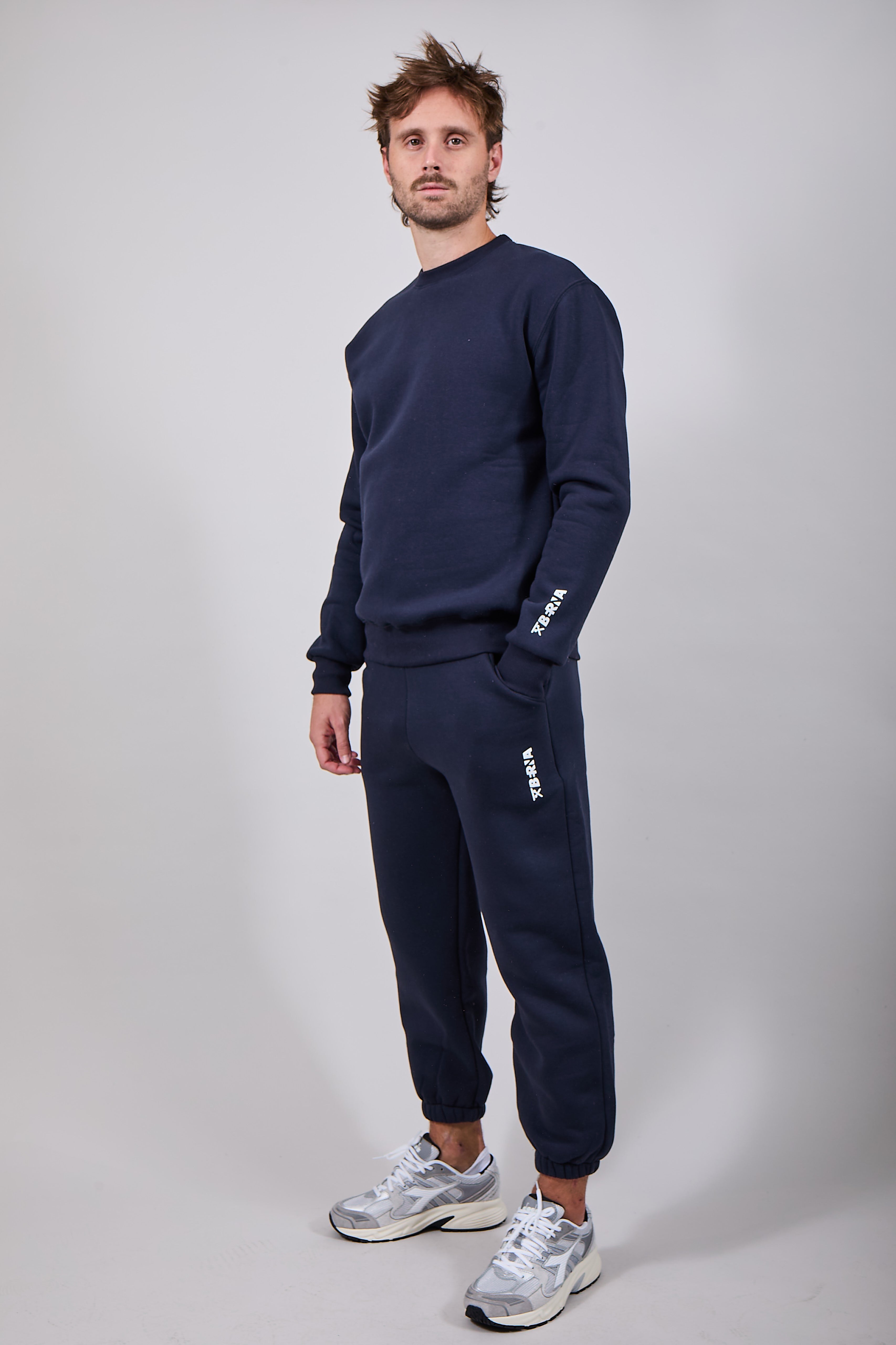 Pantalone Berna Felpa Blu 221 (12236068979028) (12235691524436)