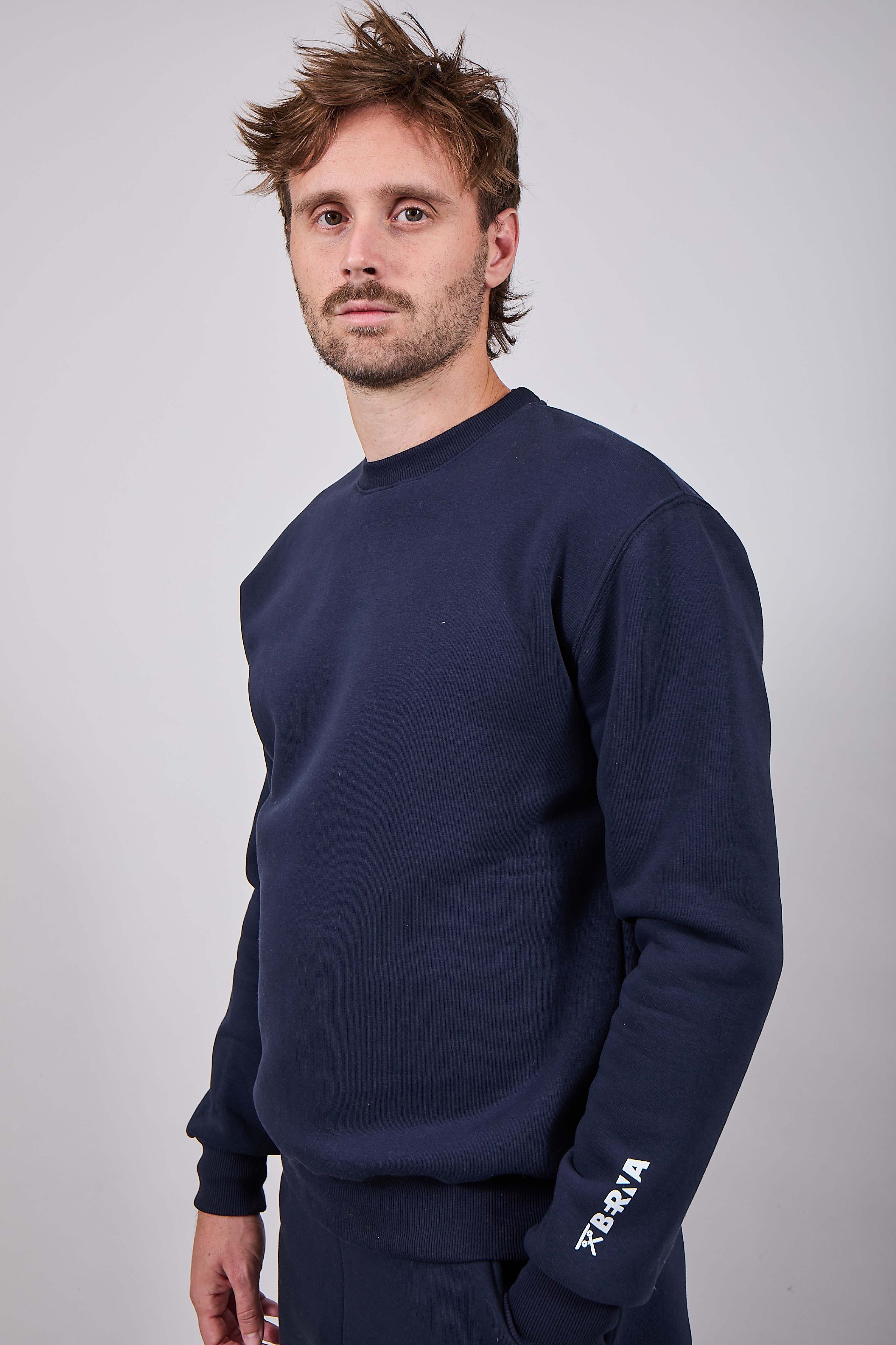 Felpa Berna Girocollo Blu 021 (12235691524436)