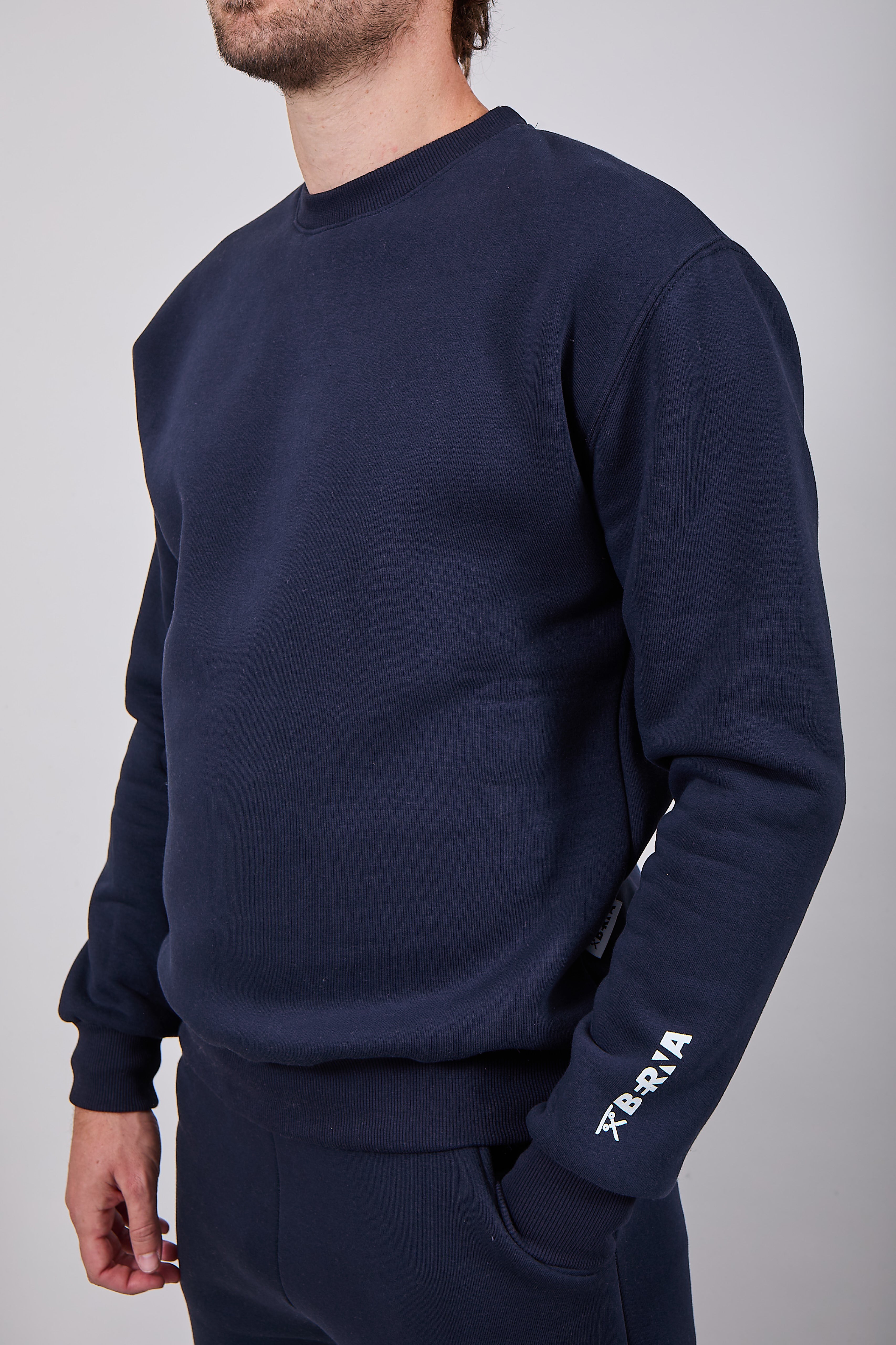 Felpa Berna Girocollo Blu 021 (12235691524436)