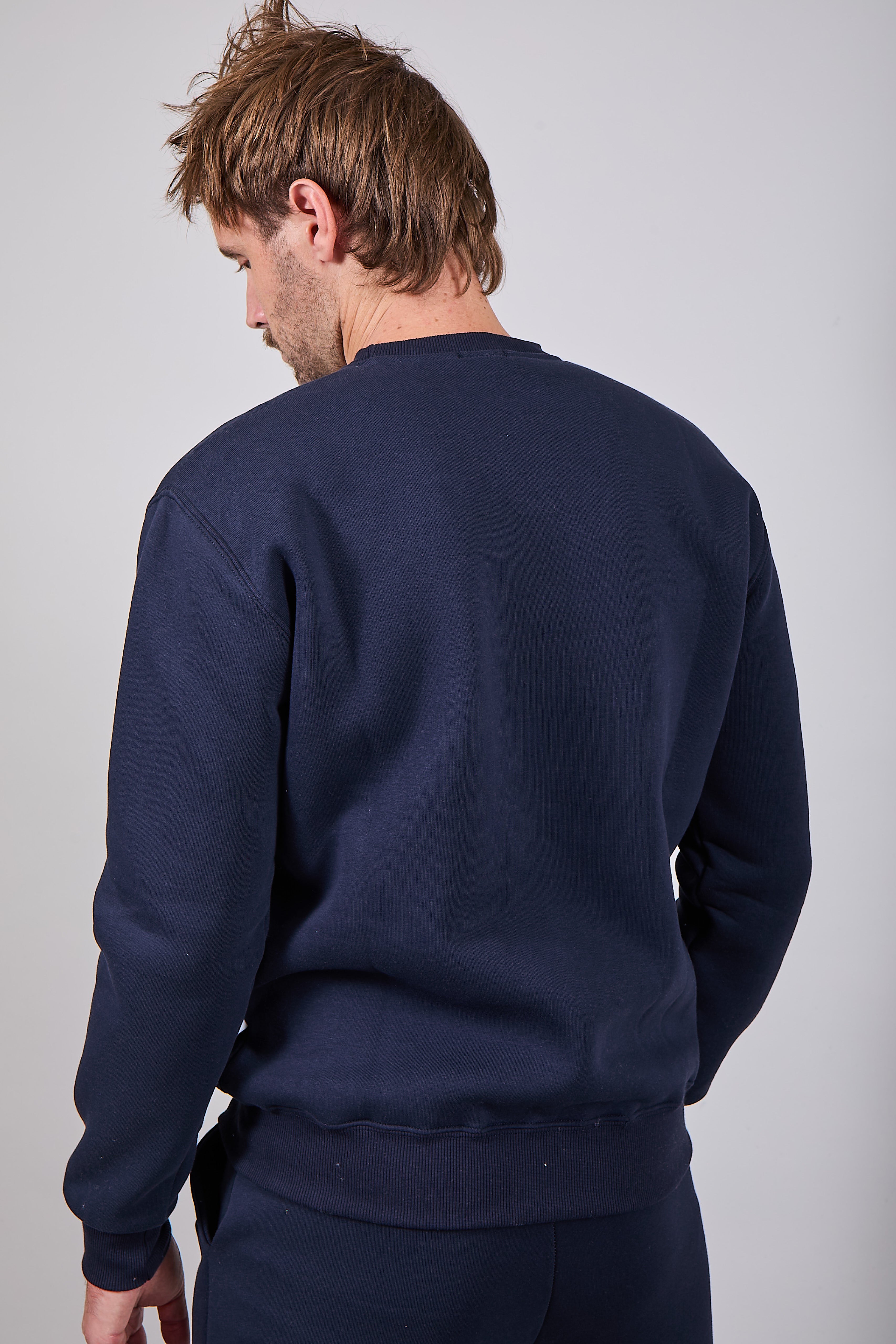 Felpa Berna Girocollo Blu 021 (12235691524436)