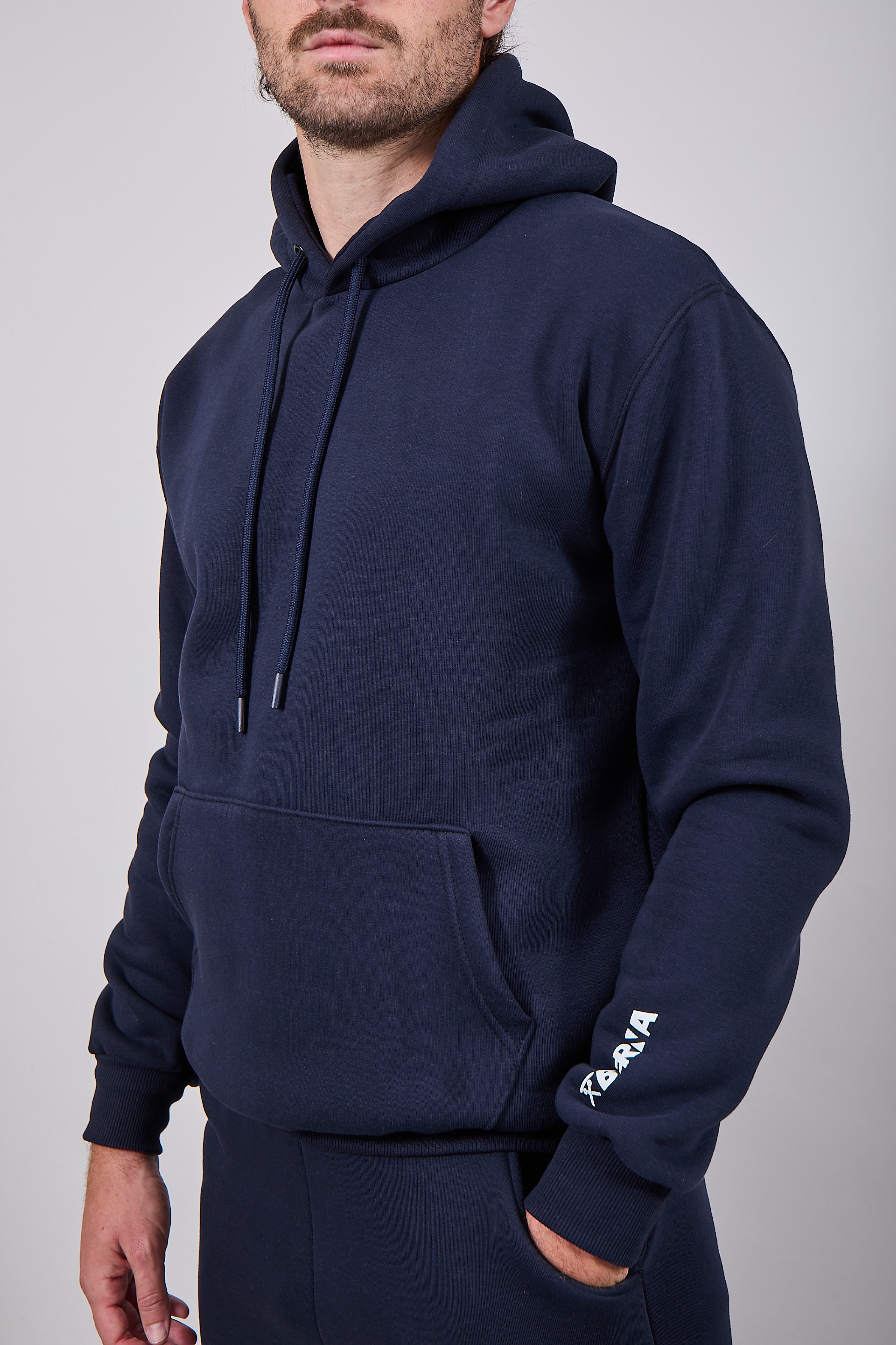 Felpa Berna Cappuccio Blu 252 (12235732844884)