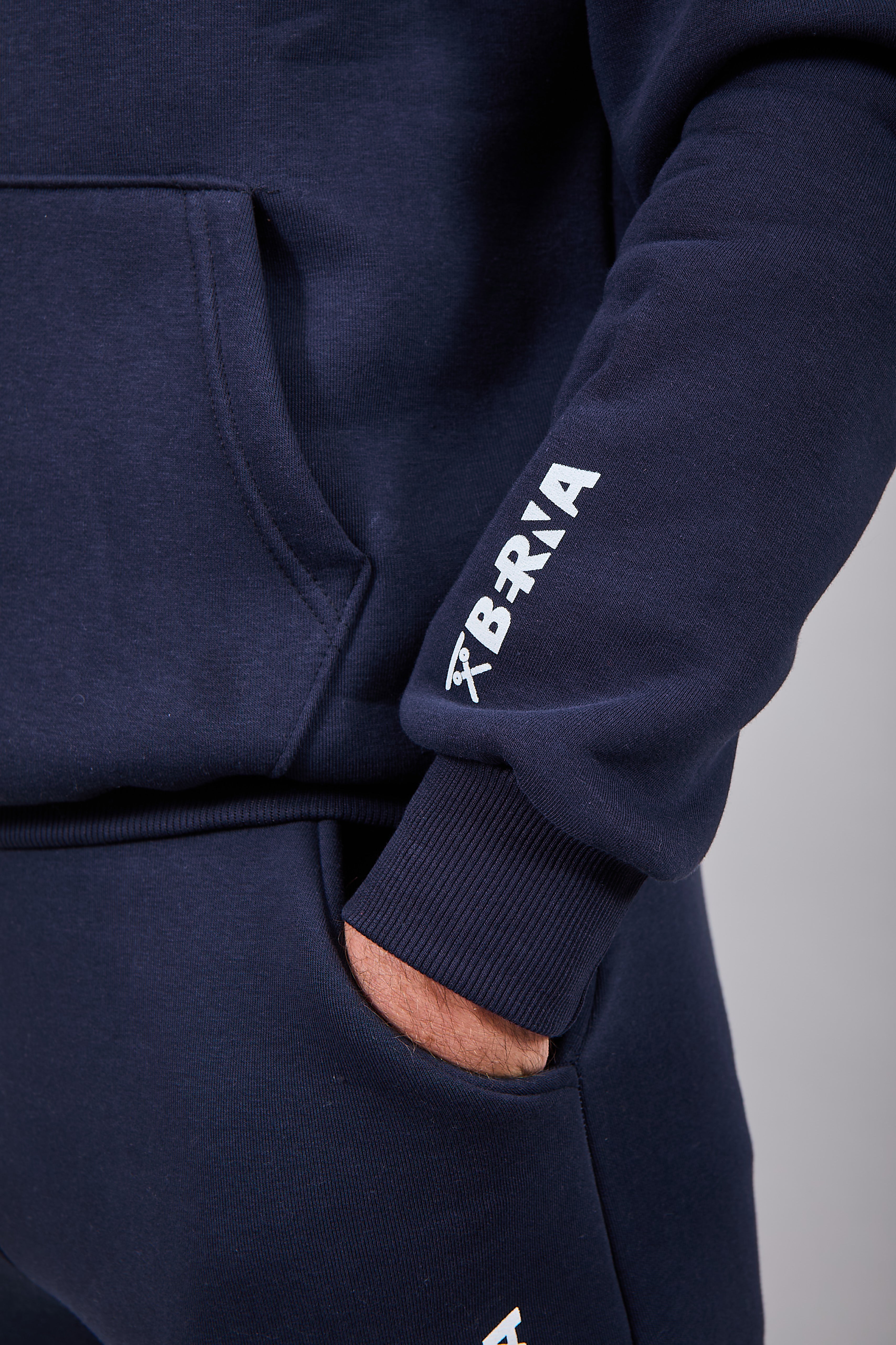 Felpa Berna Cappuccio Blu 252 (12235732844884)