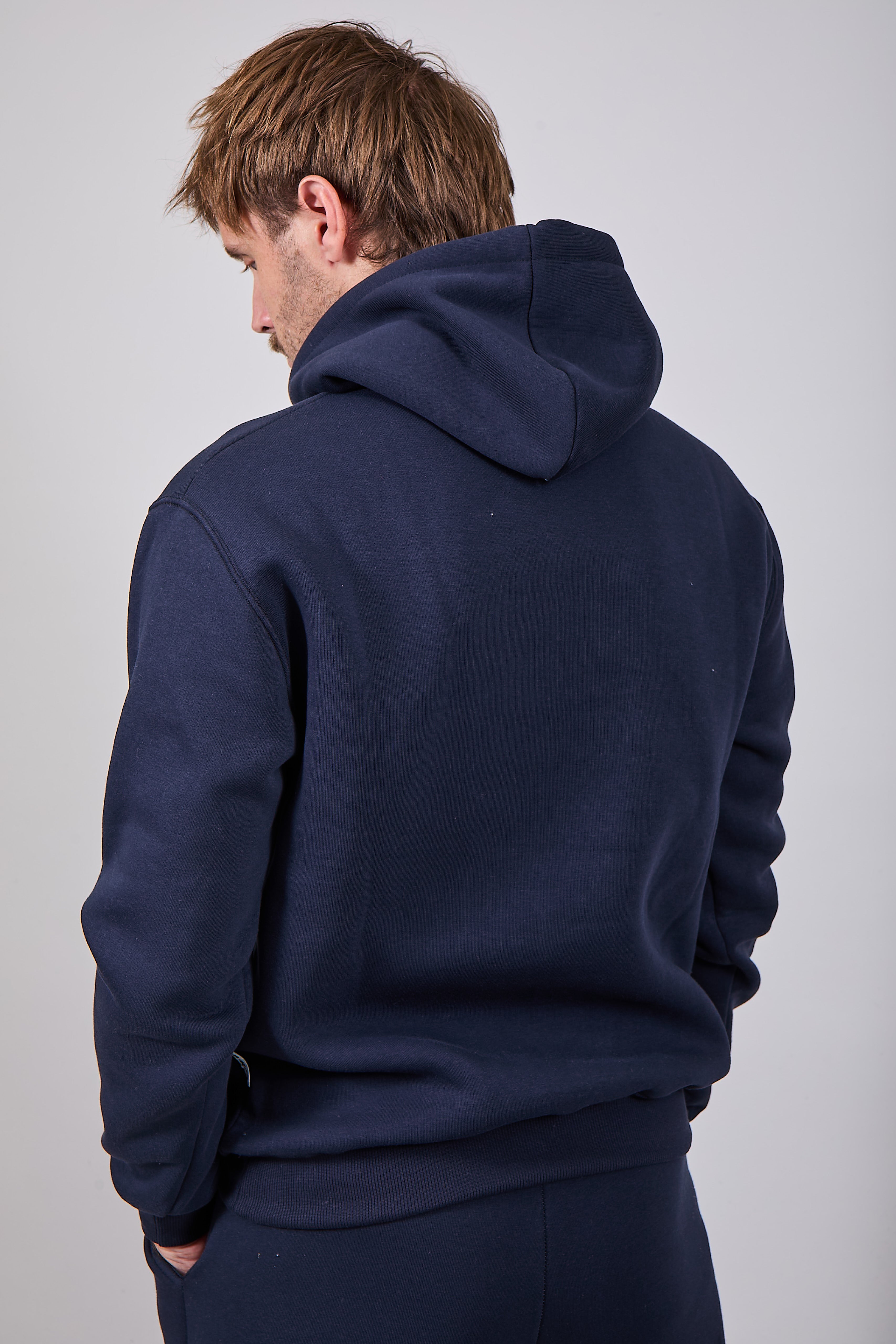 Felpa Berna Cappuccio Blu 252 (12235732844884)