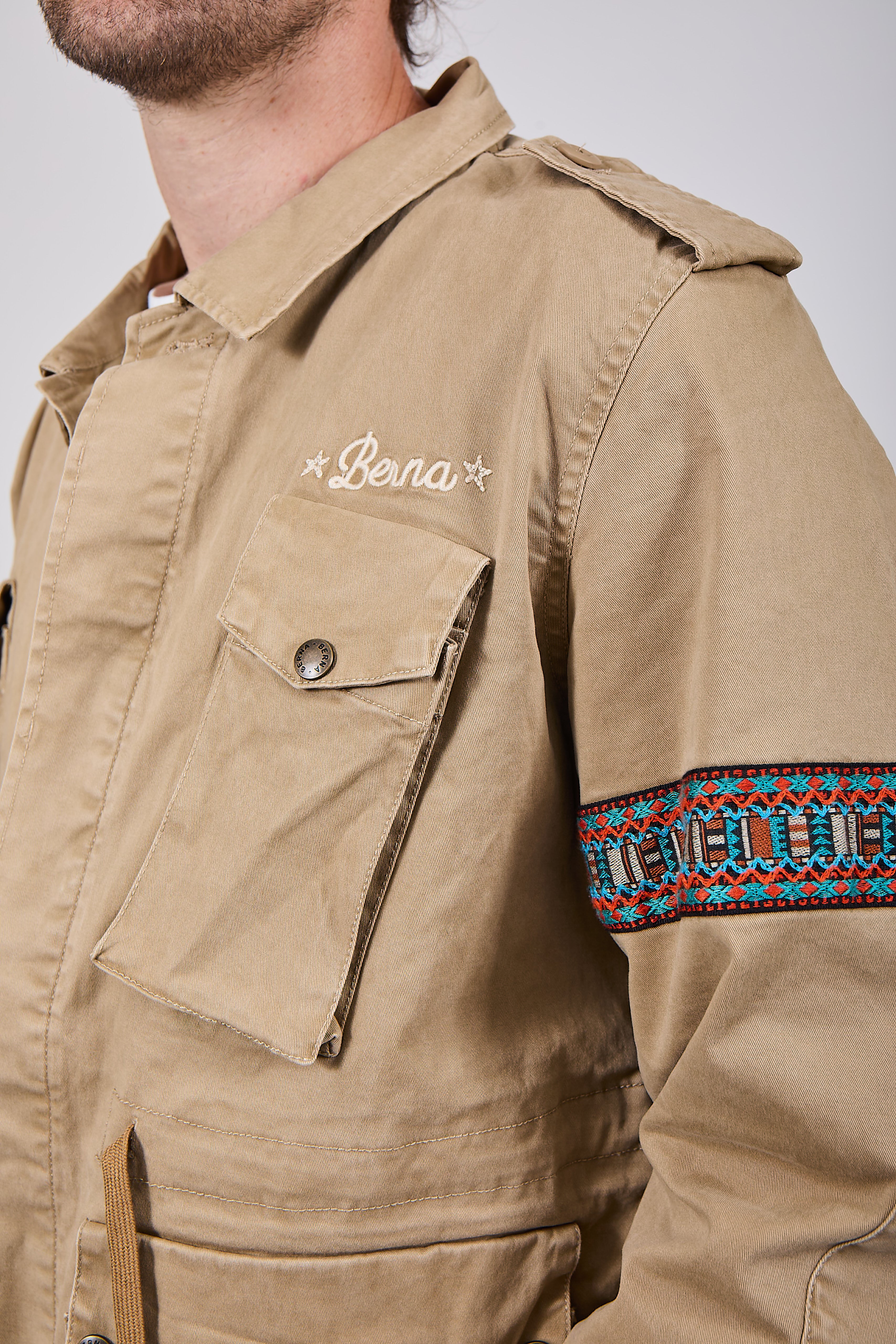 Field Jacket Berna Falco Beige (12230138265940)