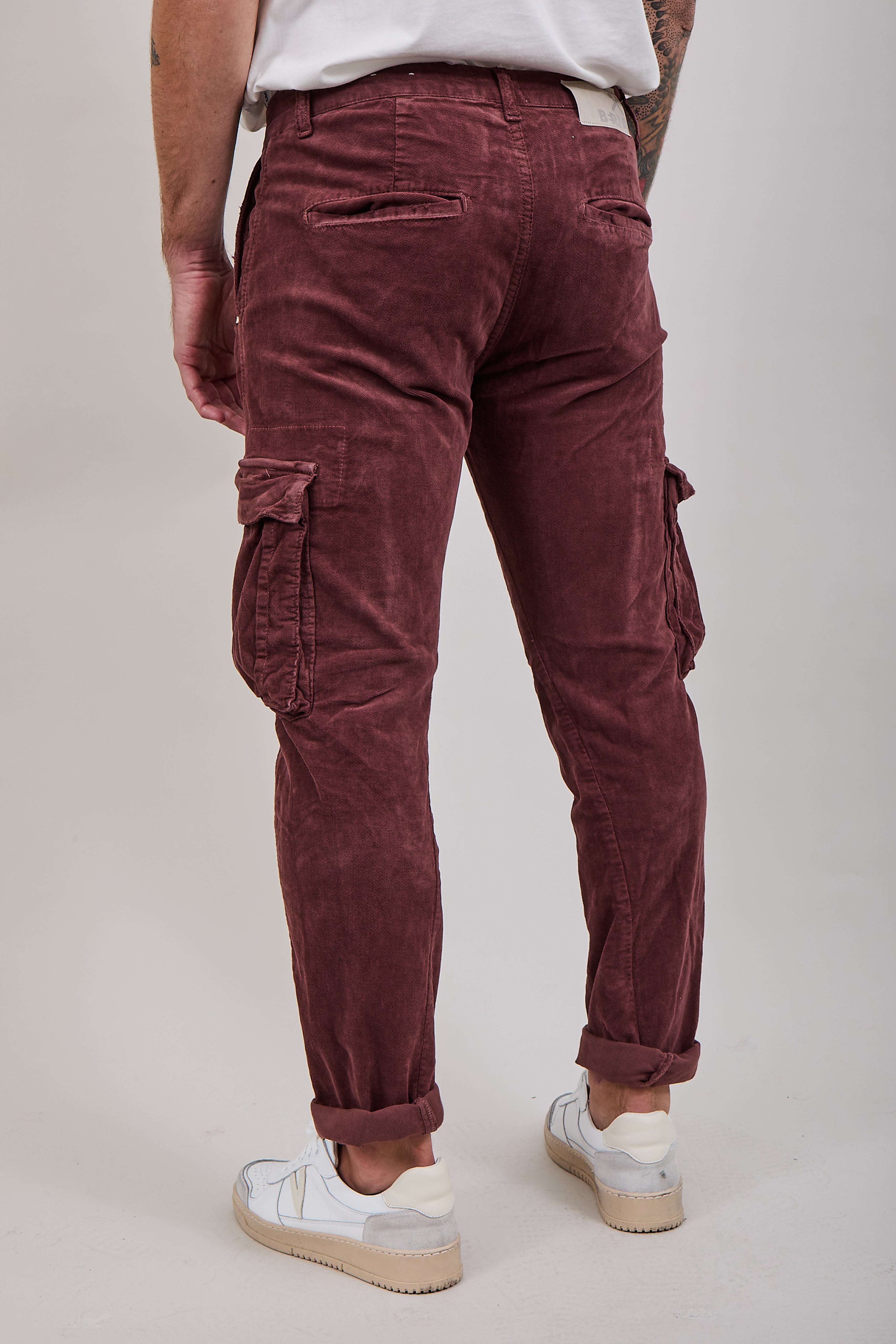 Pantalone Berna Velluto Cargo Caffe 003 (12300263227732)