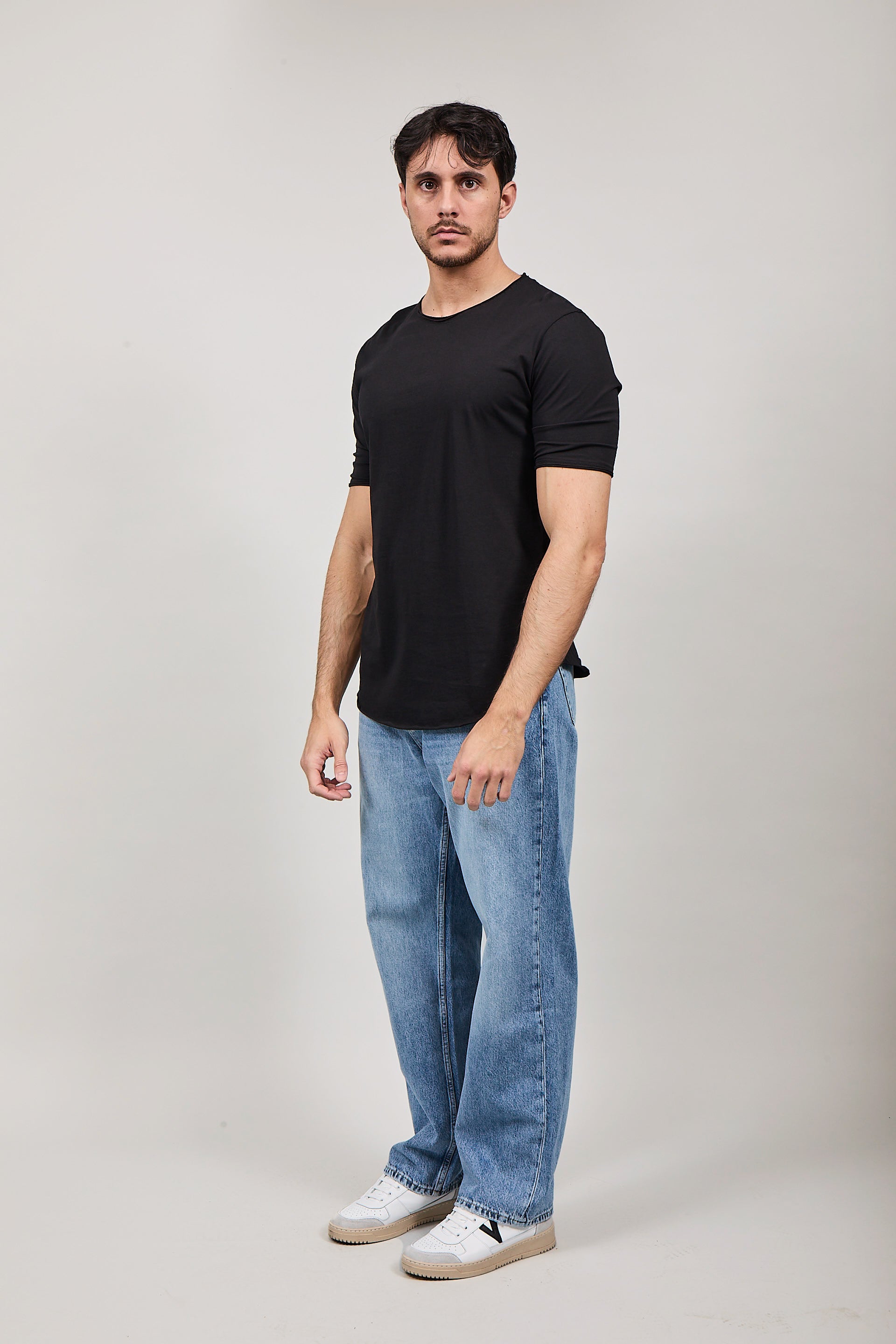 T-shirt Imperial Taglio vivo Nera