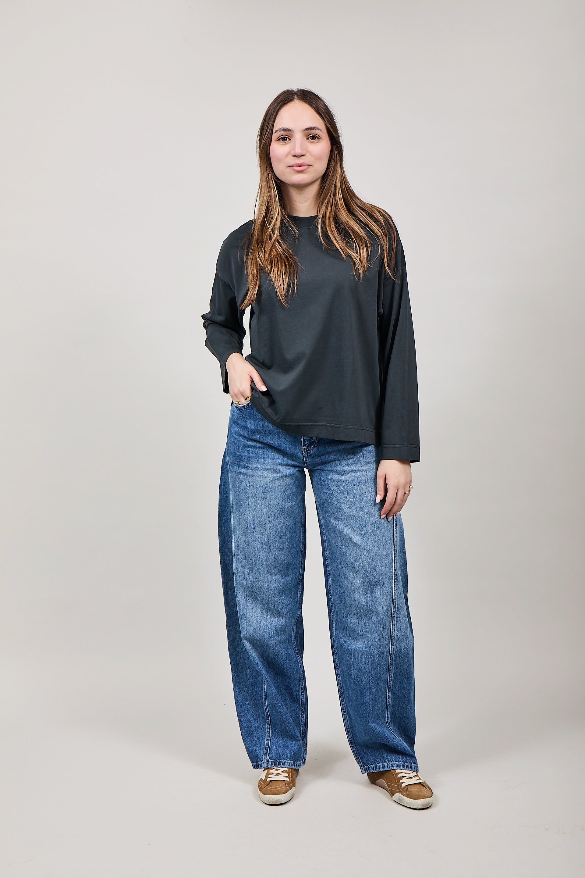 Jeans Pont Barrel wide leg G041