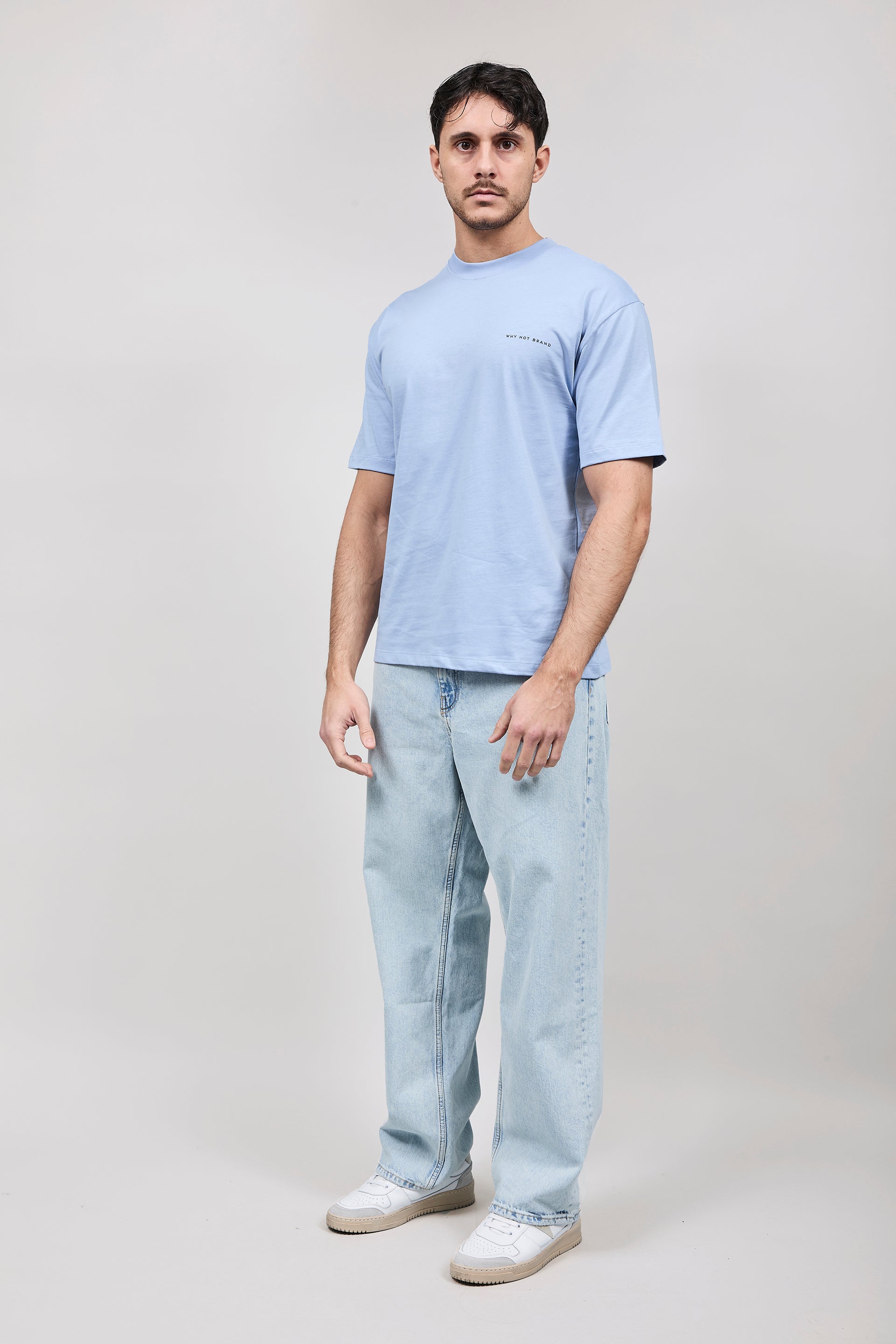 T-shirt Why Not Brand MS74 Celeste