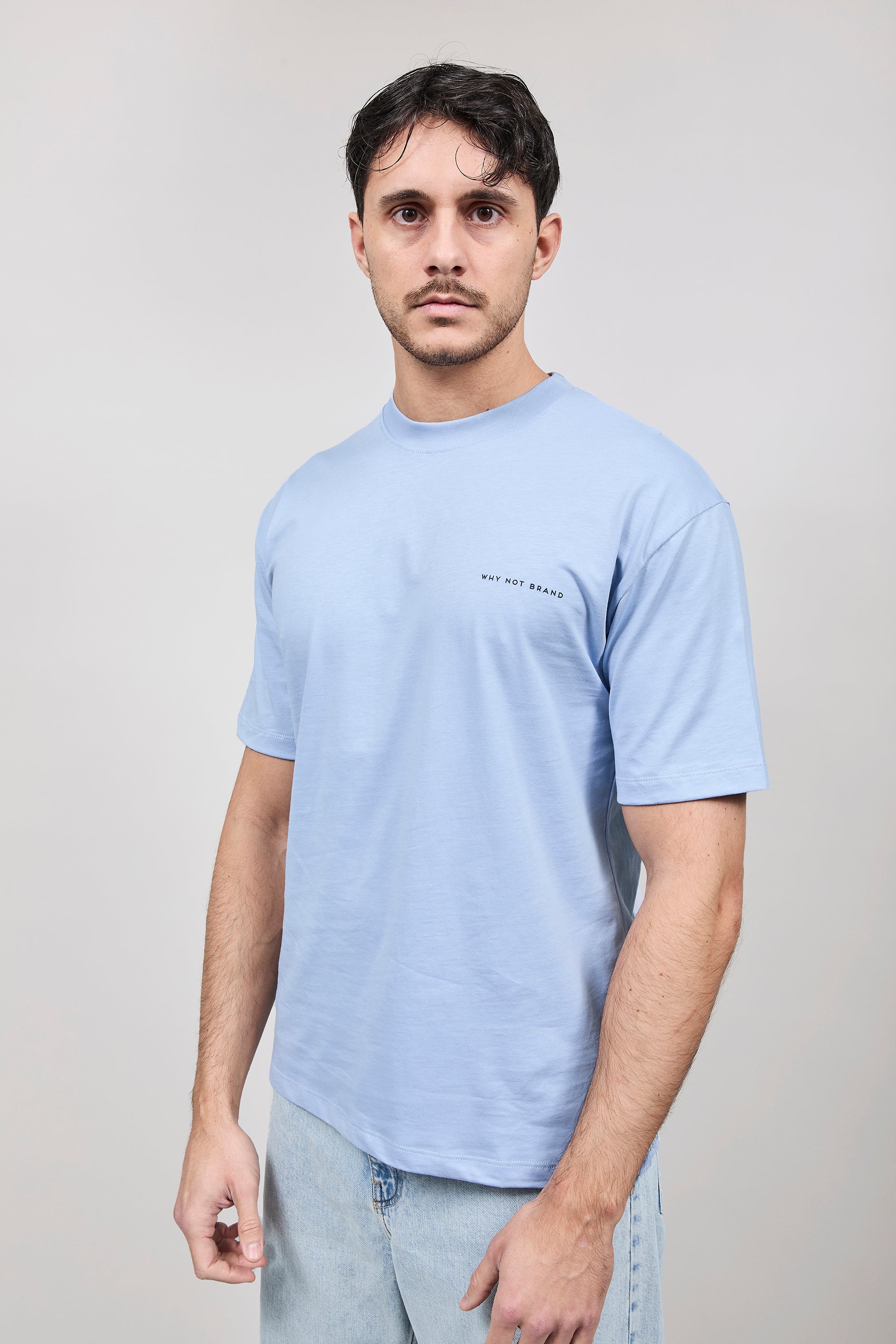 T-shirt Why Not Brand MS74 Celeste