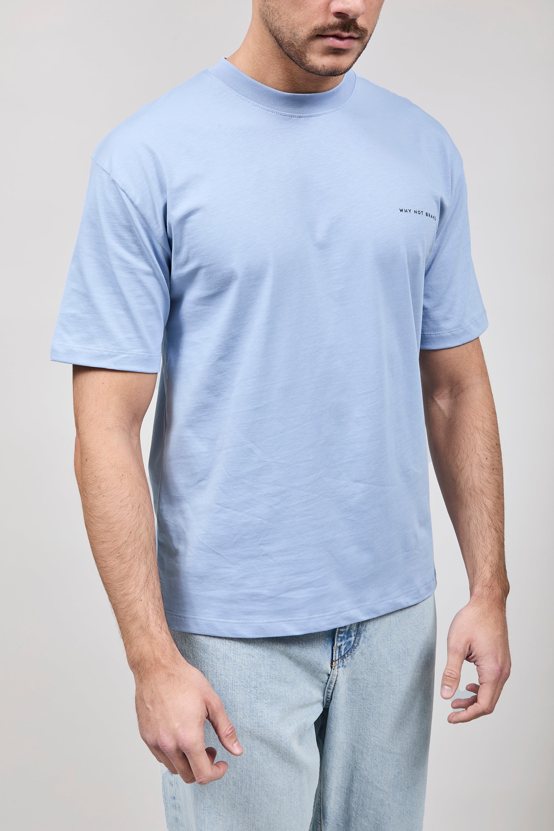 T-shirt Why Not Brand MS74 Celeste