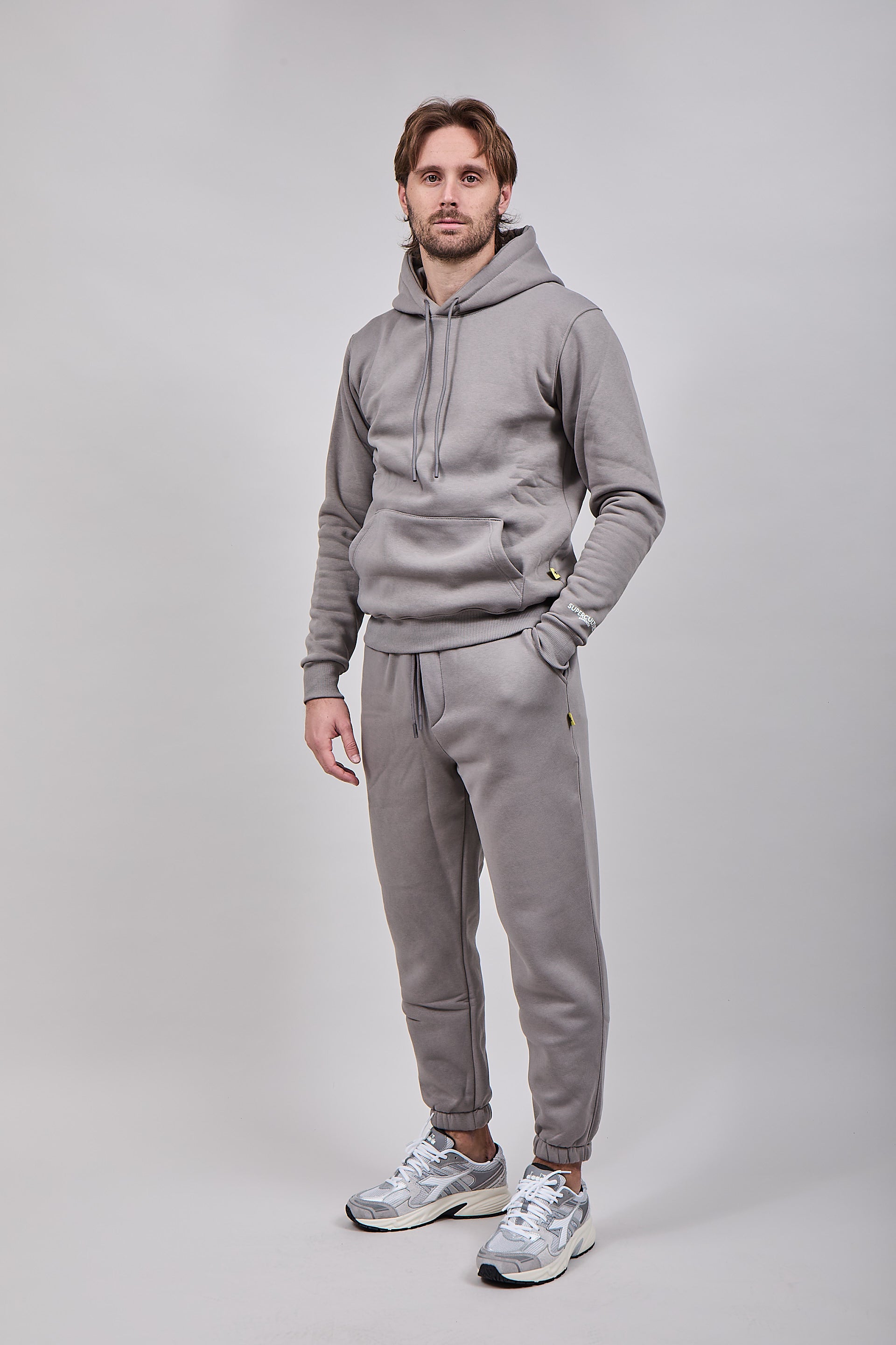 Felpa Superculture Cappuccio Joy Ferro