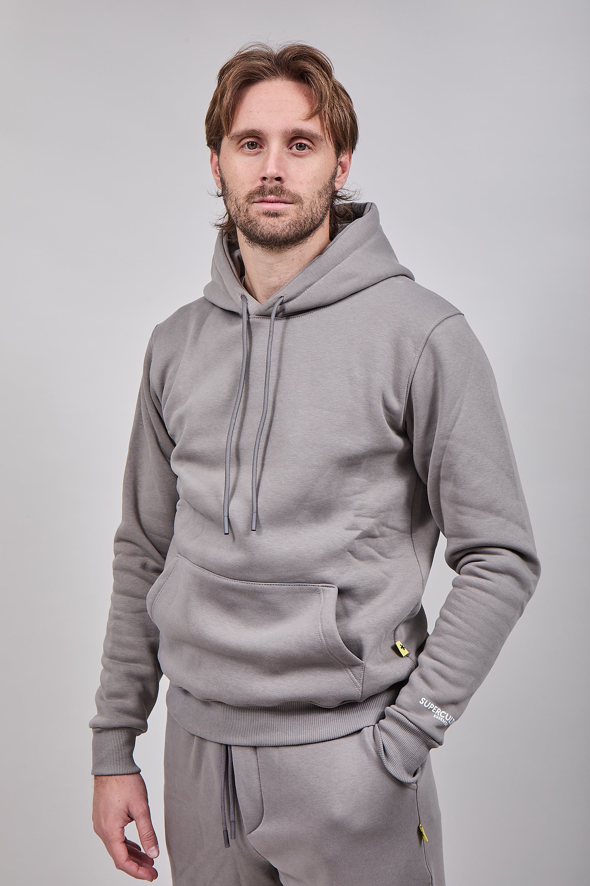 Felpa Superculture Cappuccio Joy Ferro