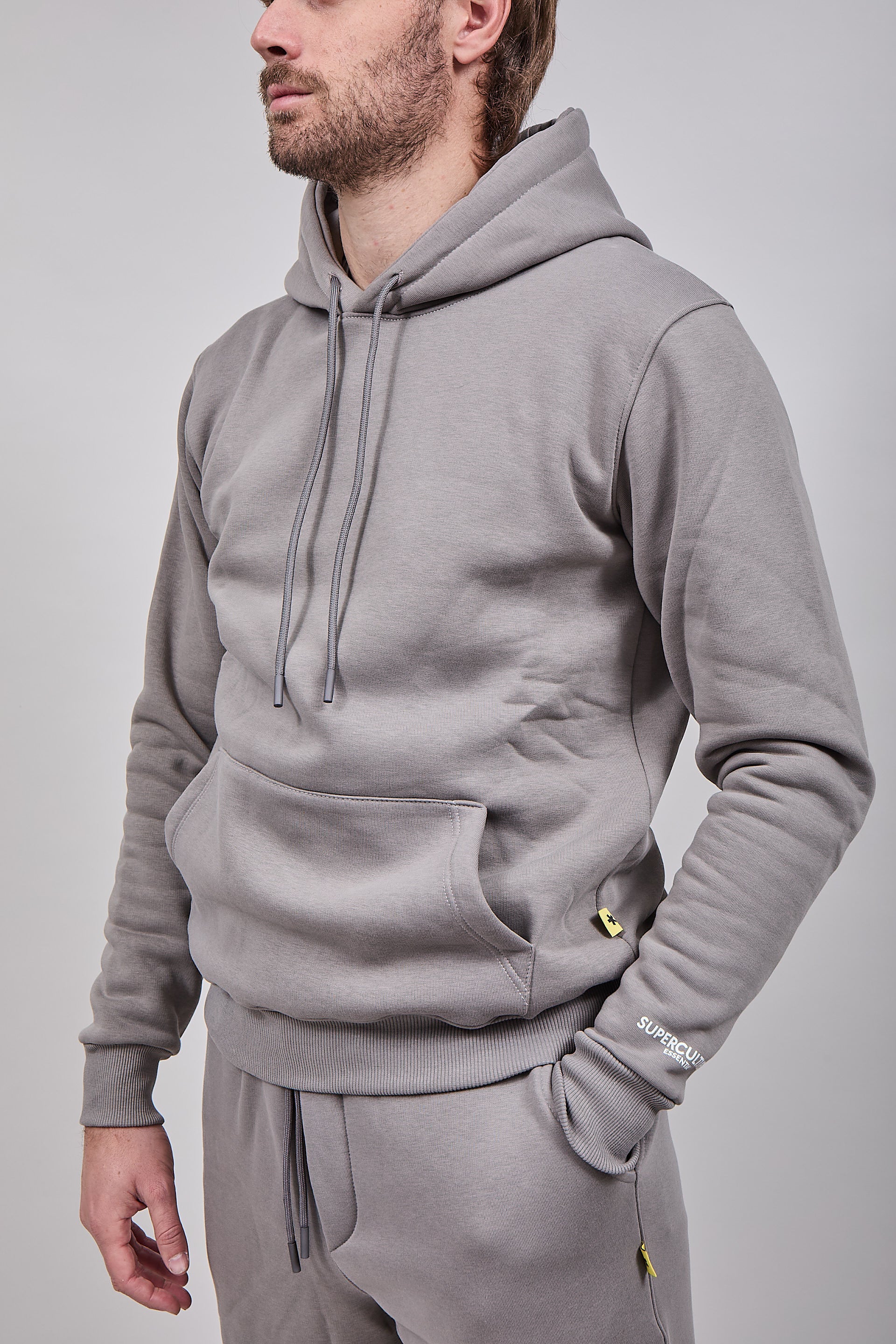 Felpa Superculture Cappuccio Joy Ferro