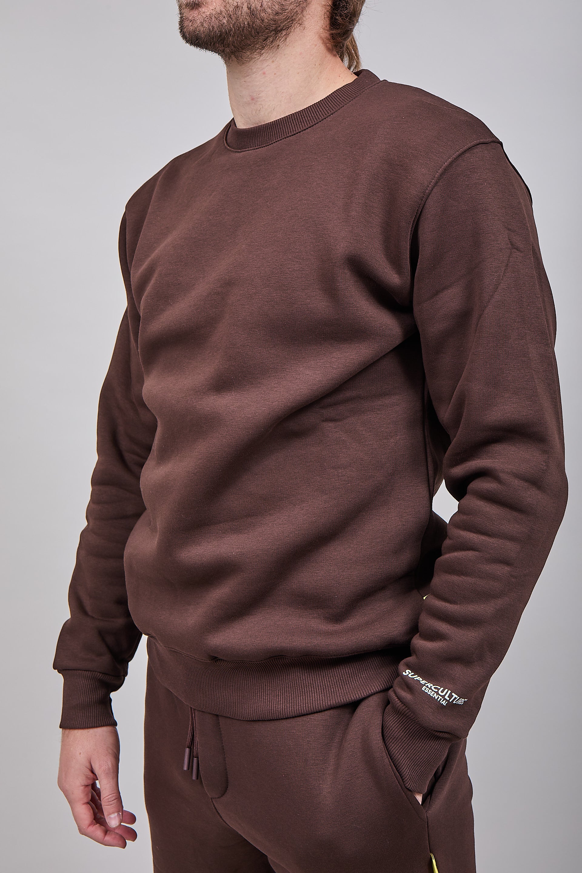 Felpa Superculture Girocollo Teddy Moro