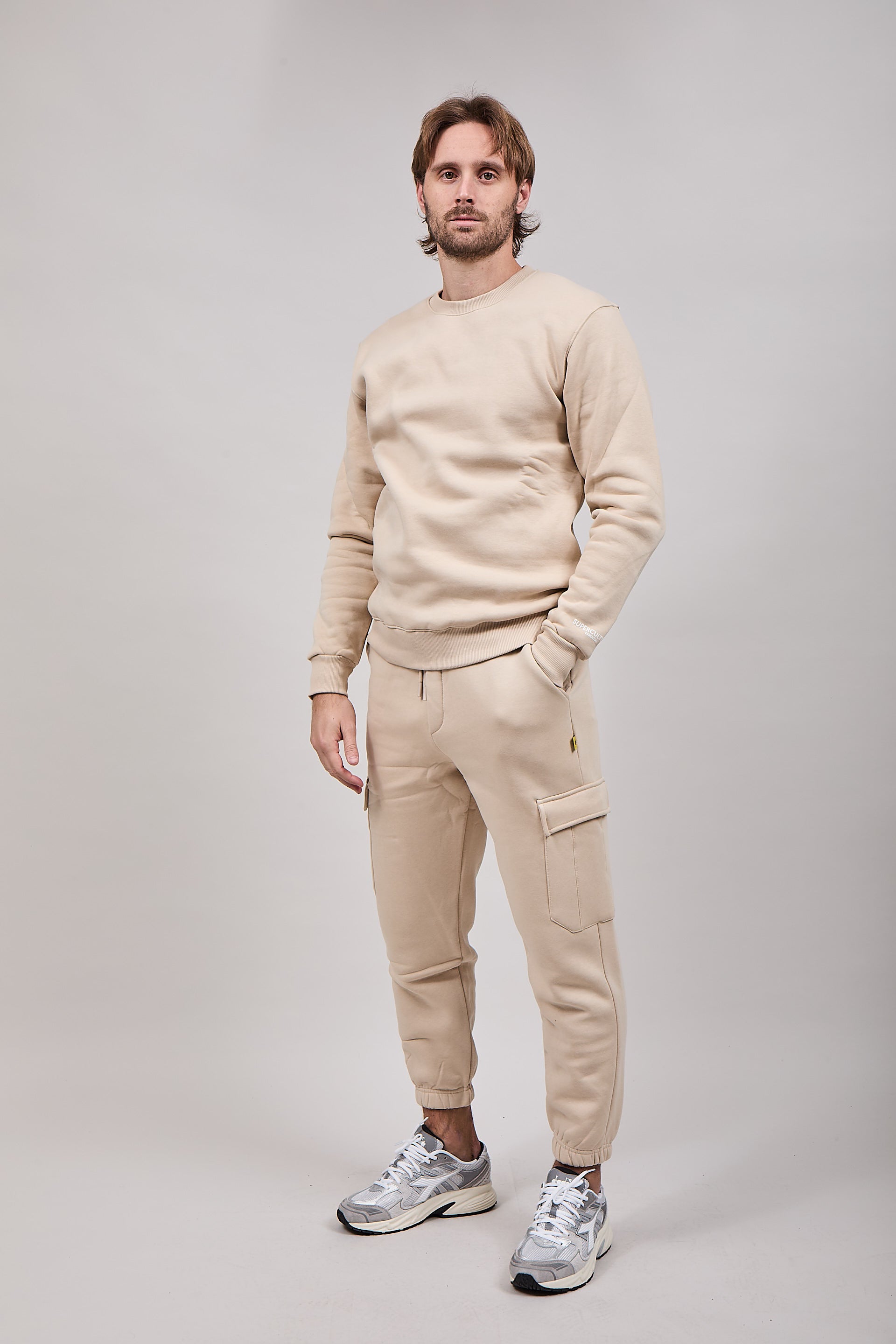 Pantalone Superculture Cargo Poser Avorio