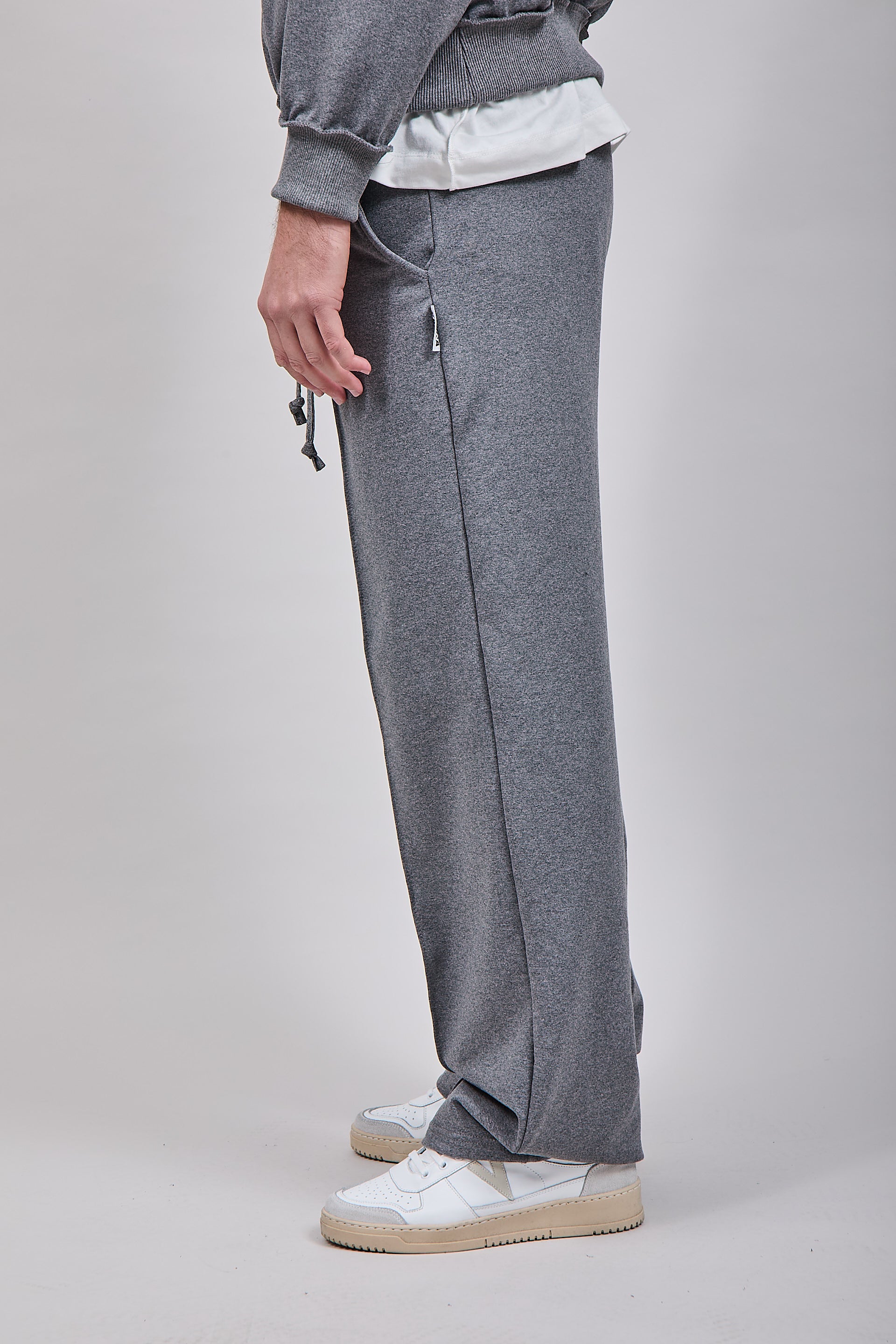 Pantalone Berna Cuciture Grigio 392
