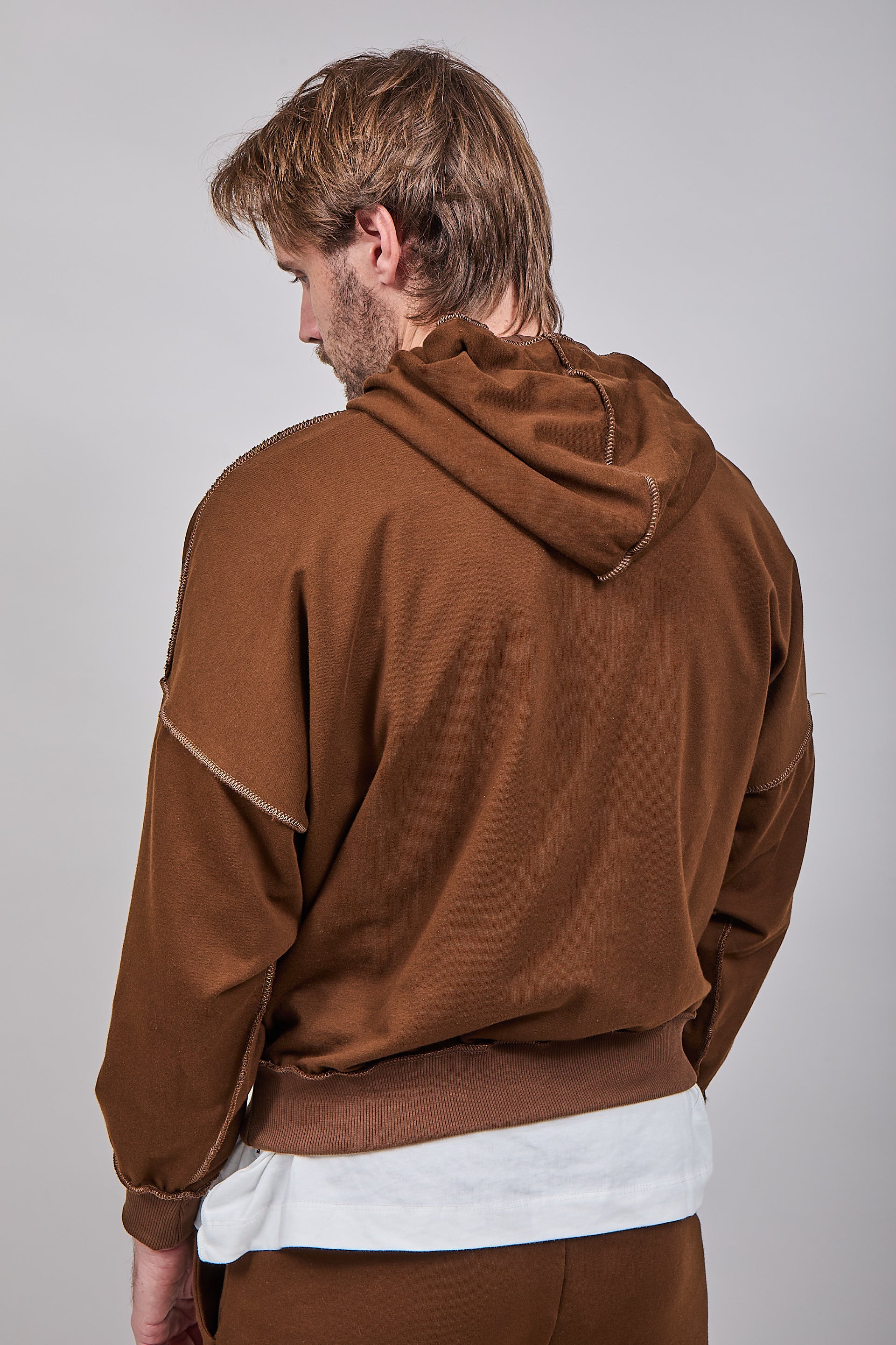 Felpa Berna Cuciture Moro 392