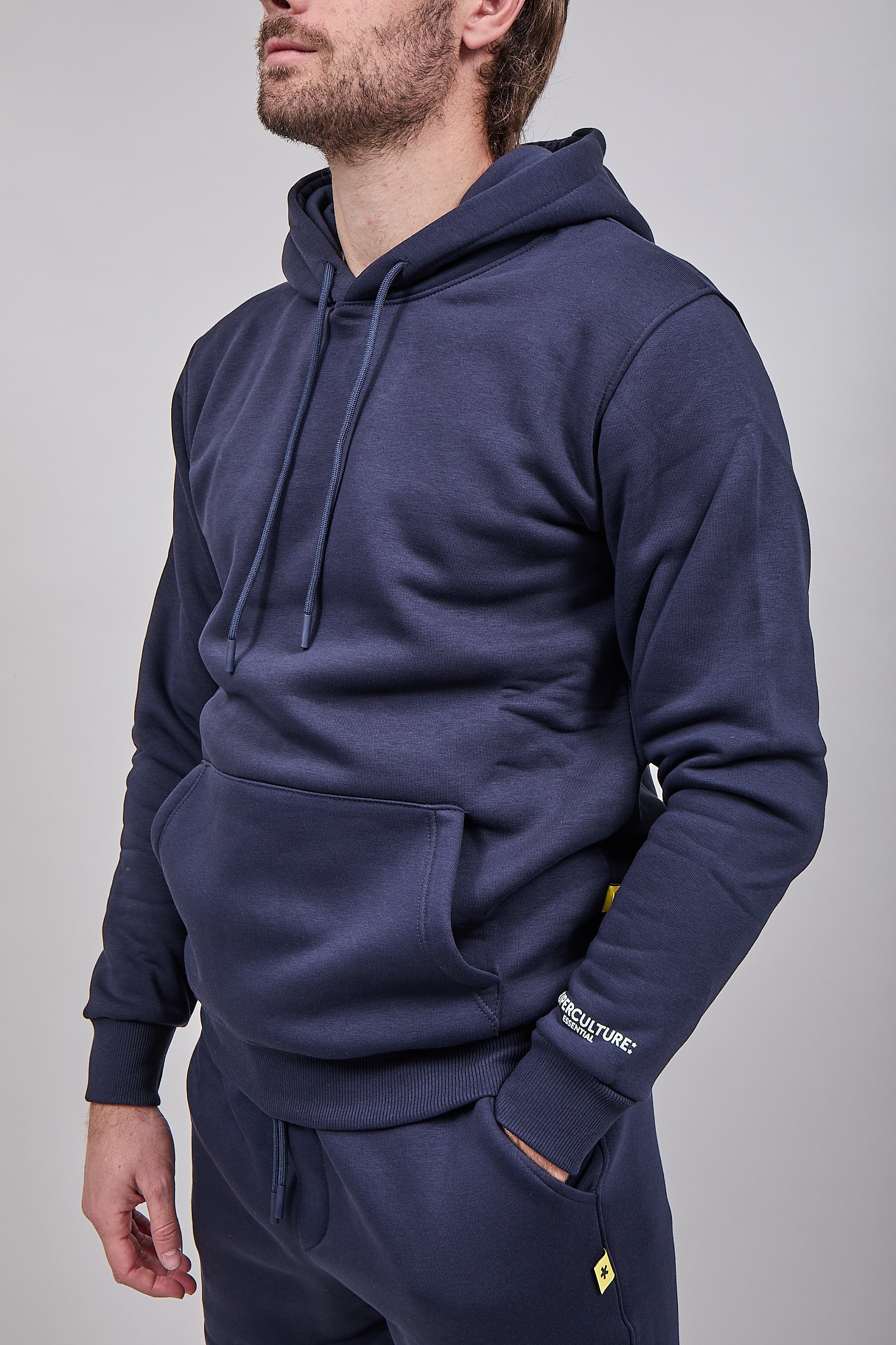 Felpa Superculture Cappuccio Joy Blu