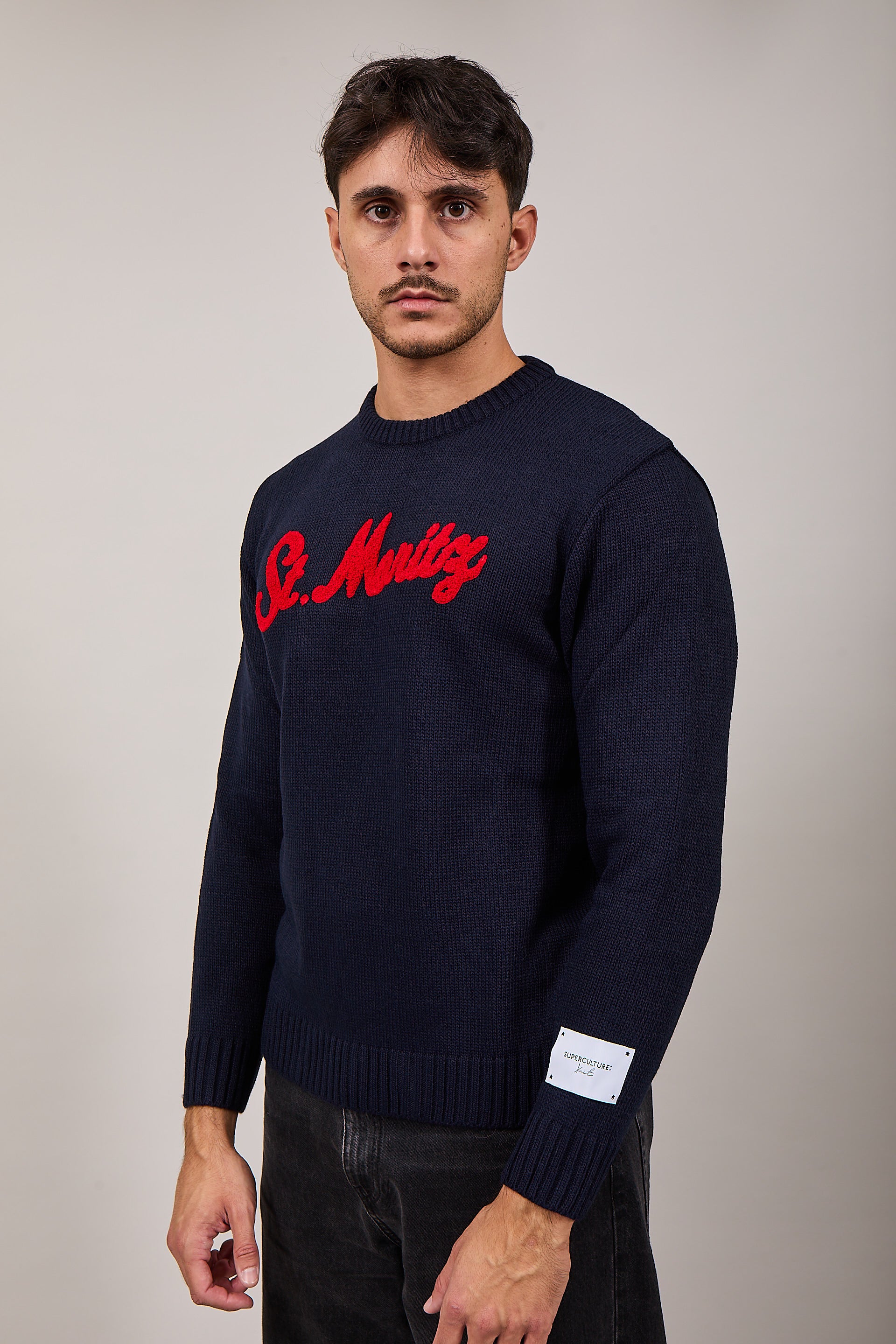 Maglioncino Superculture Blu AK5011 (12214758768980)