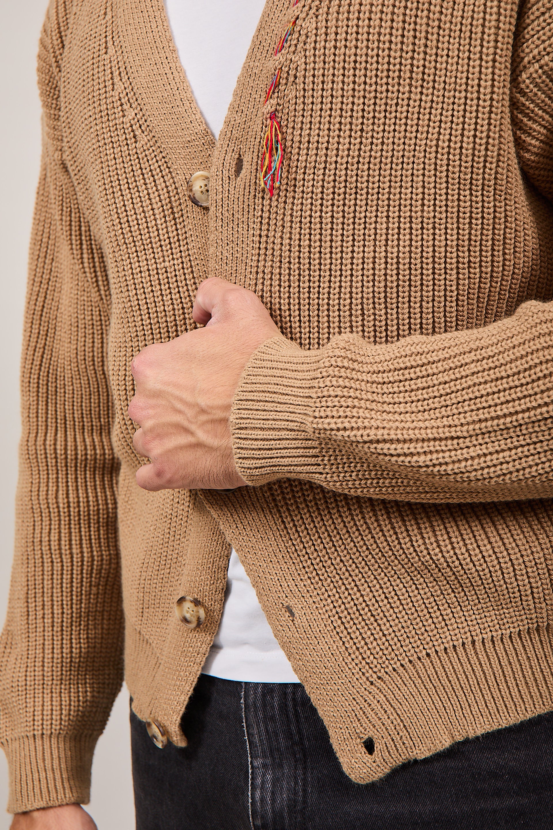 Cardigan Berna Crop Jacquared Cammello 014 (12220062171476)