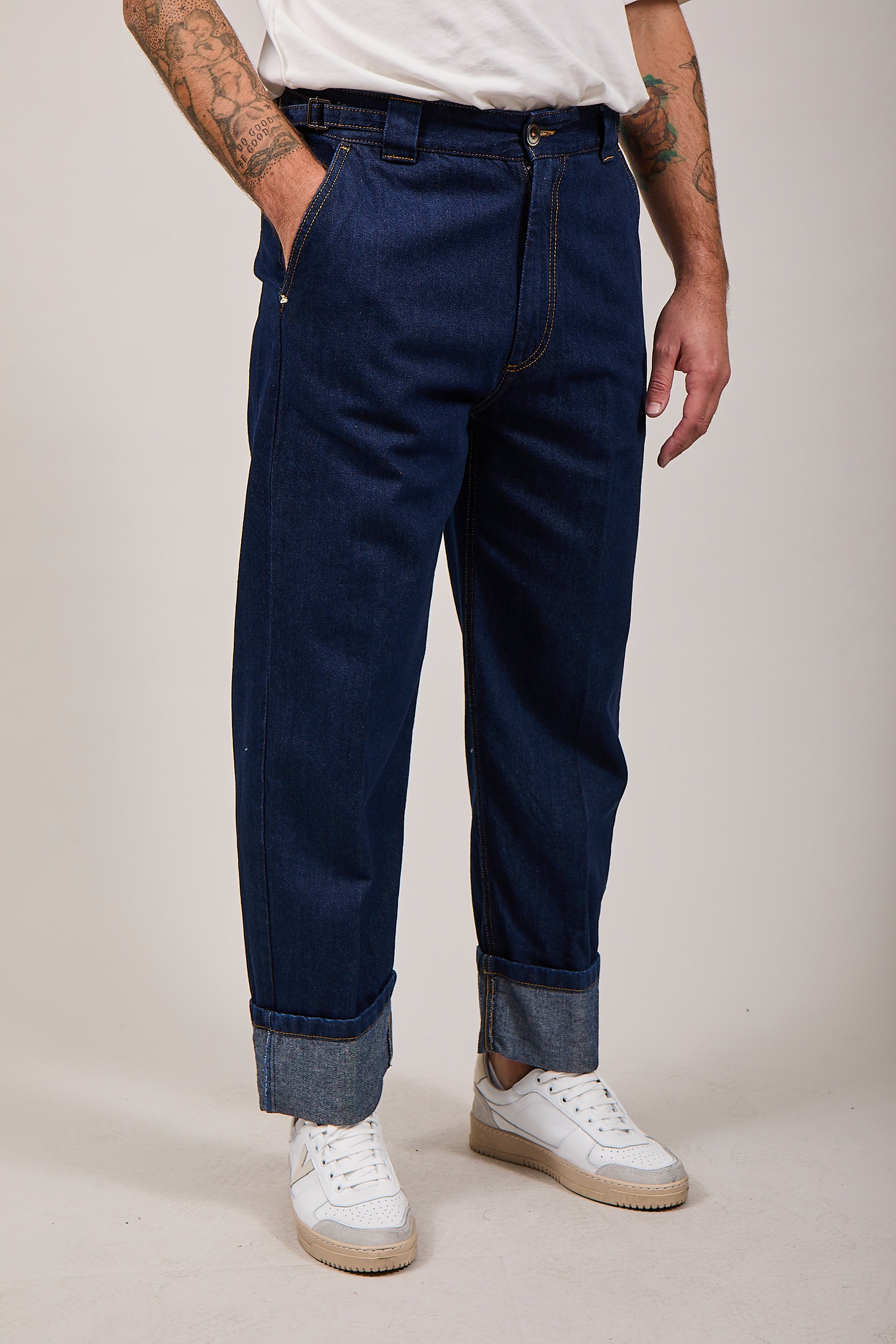Jeans Berna Palazzo Risvolto (12256413057364)