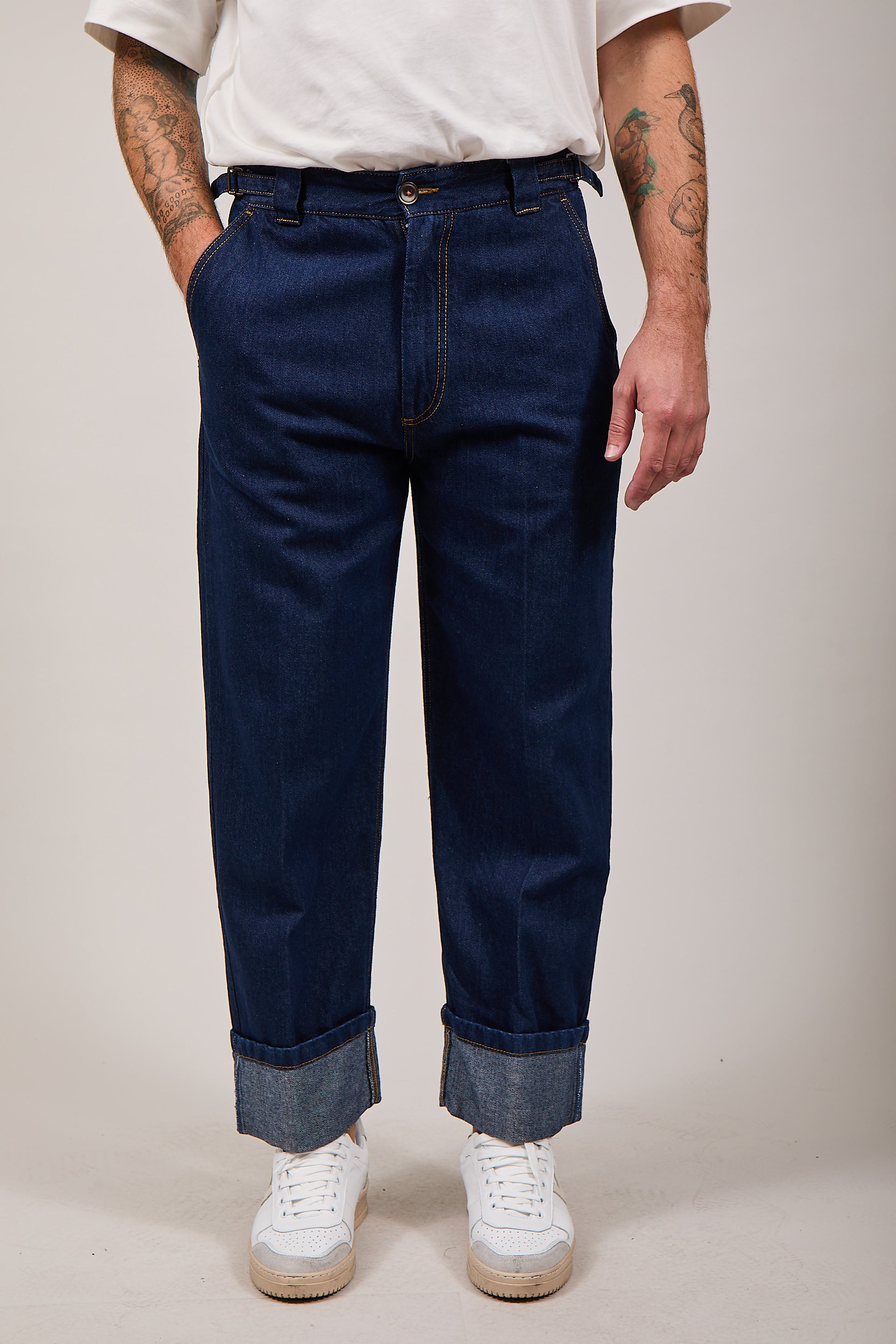 Jeans Berna Palazzo Risvolto (12256413057364)