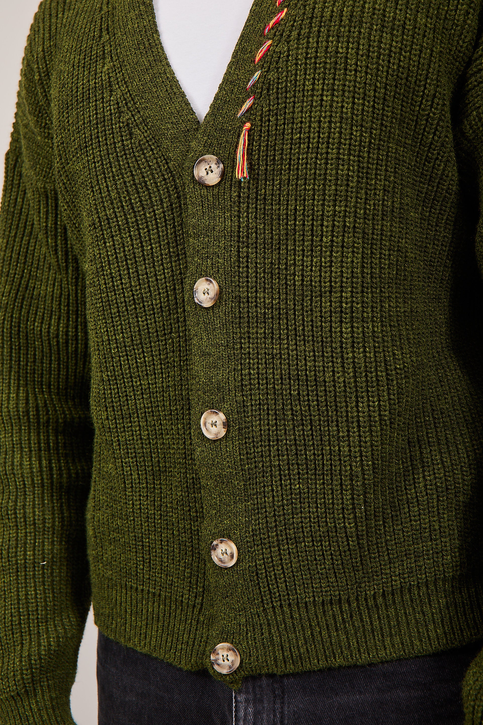 Cardigan Berna Crop Jacquared Verde 014 (12220061811028)