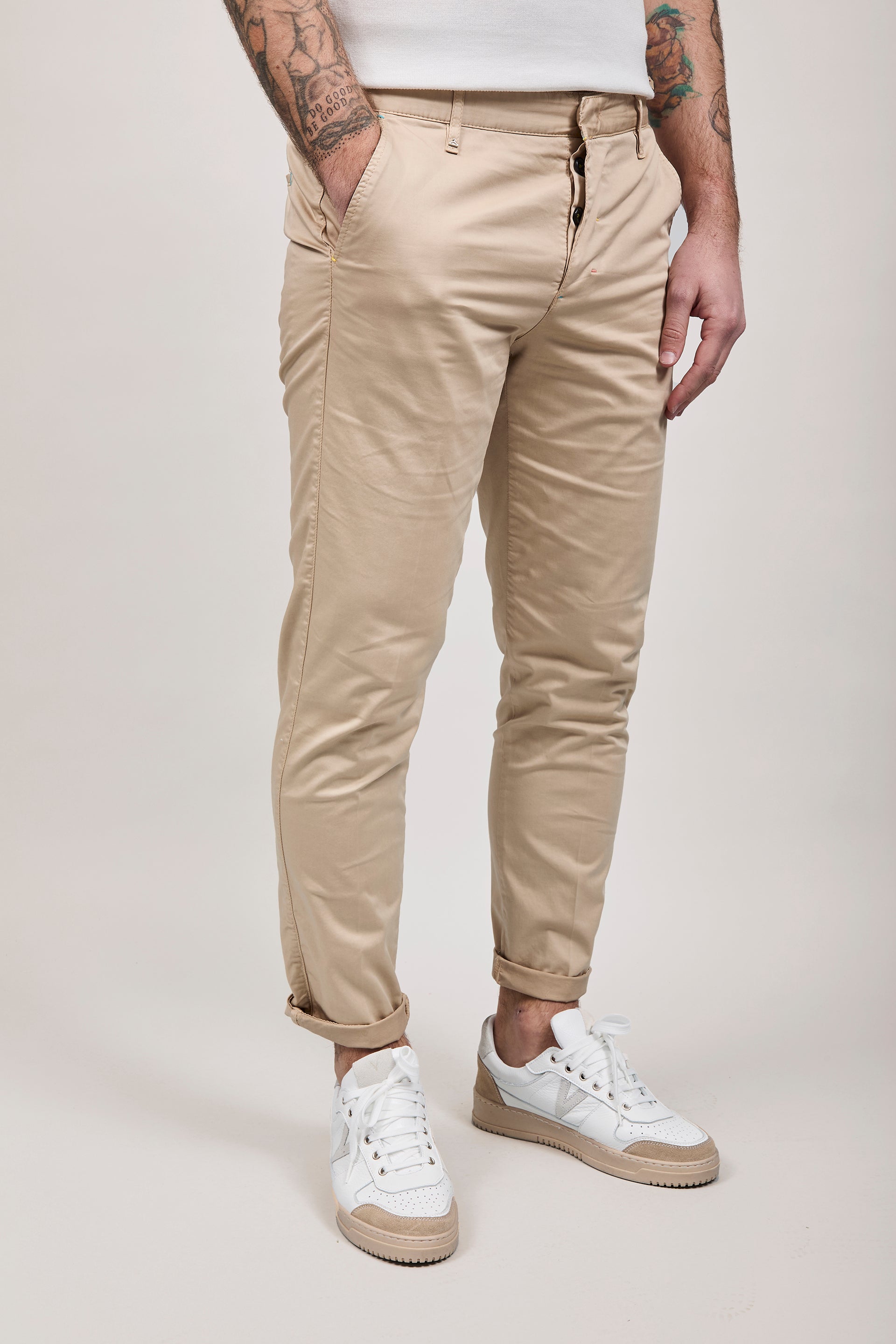 Pantalone Berna chinos Beige 39