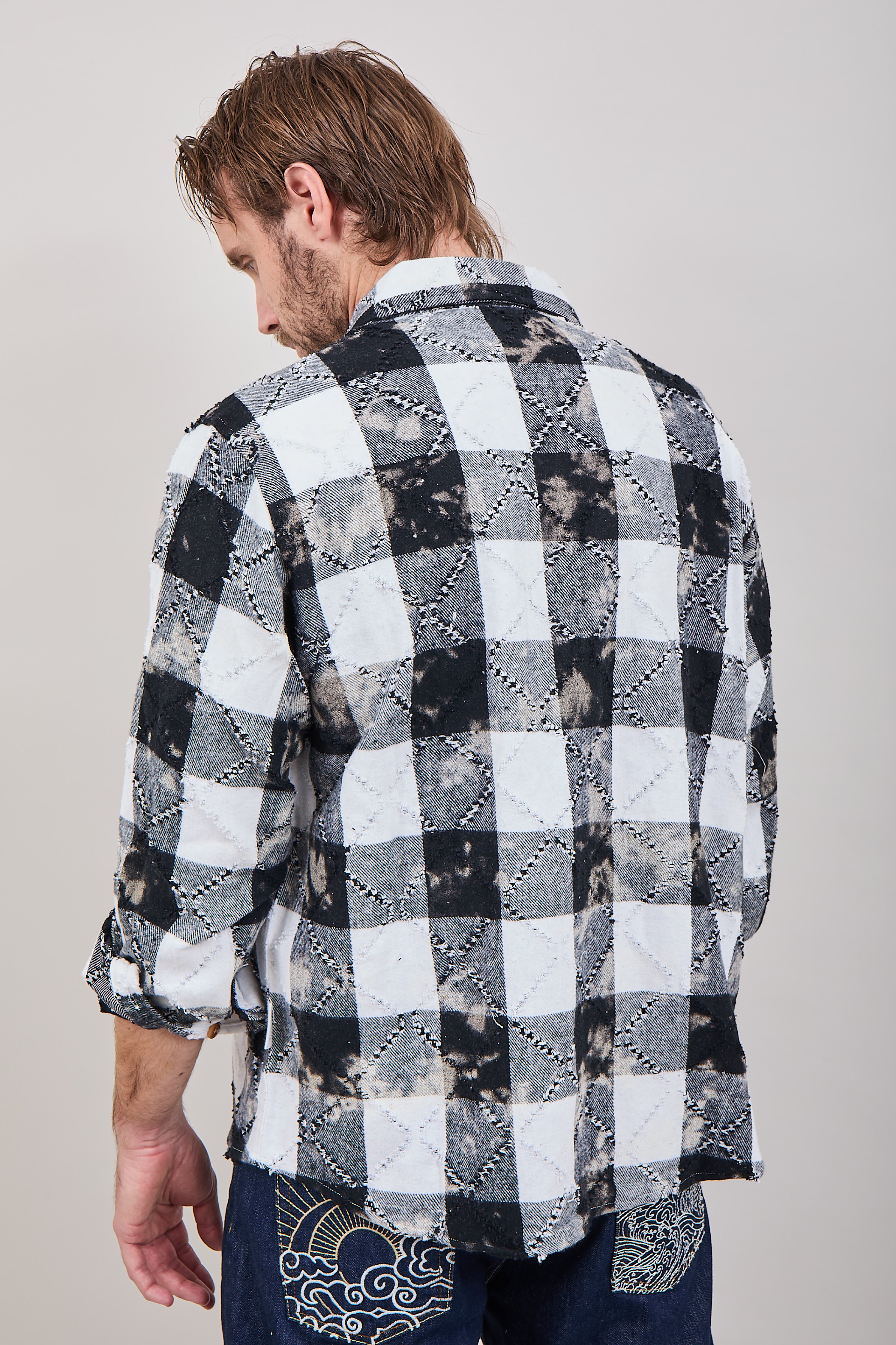 Giacchetta Berna Quadri Rotture B-W 278