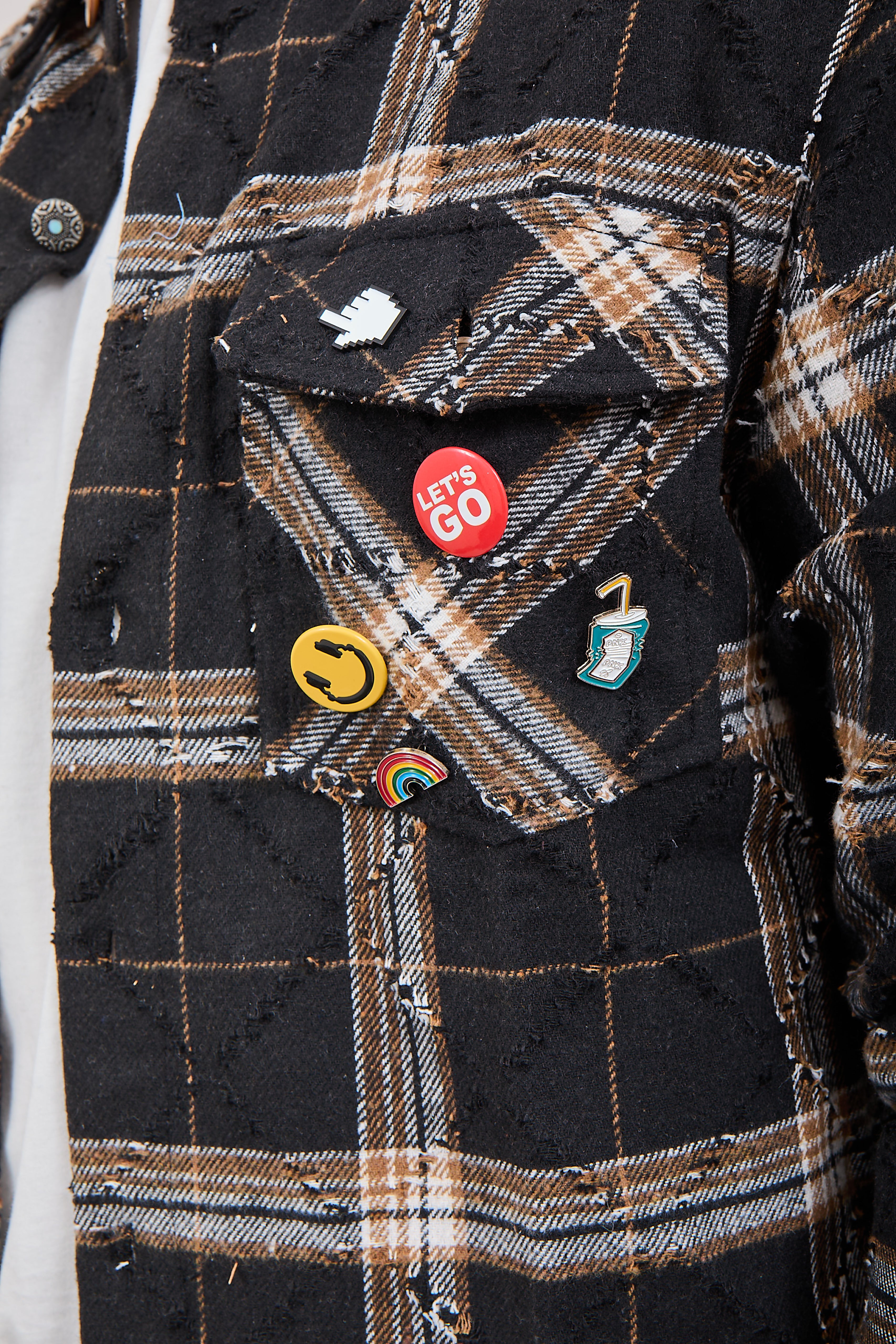 Giacchetta Berna Quadri Rotture Nera 278