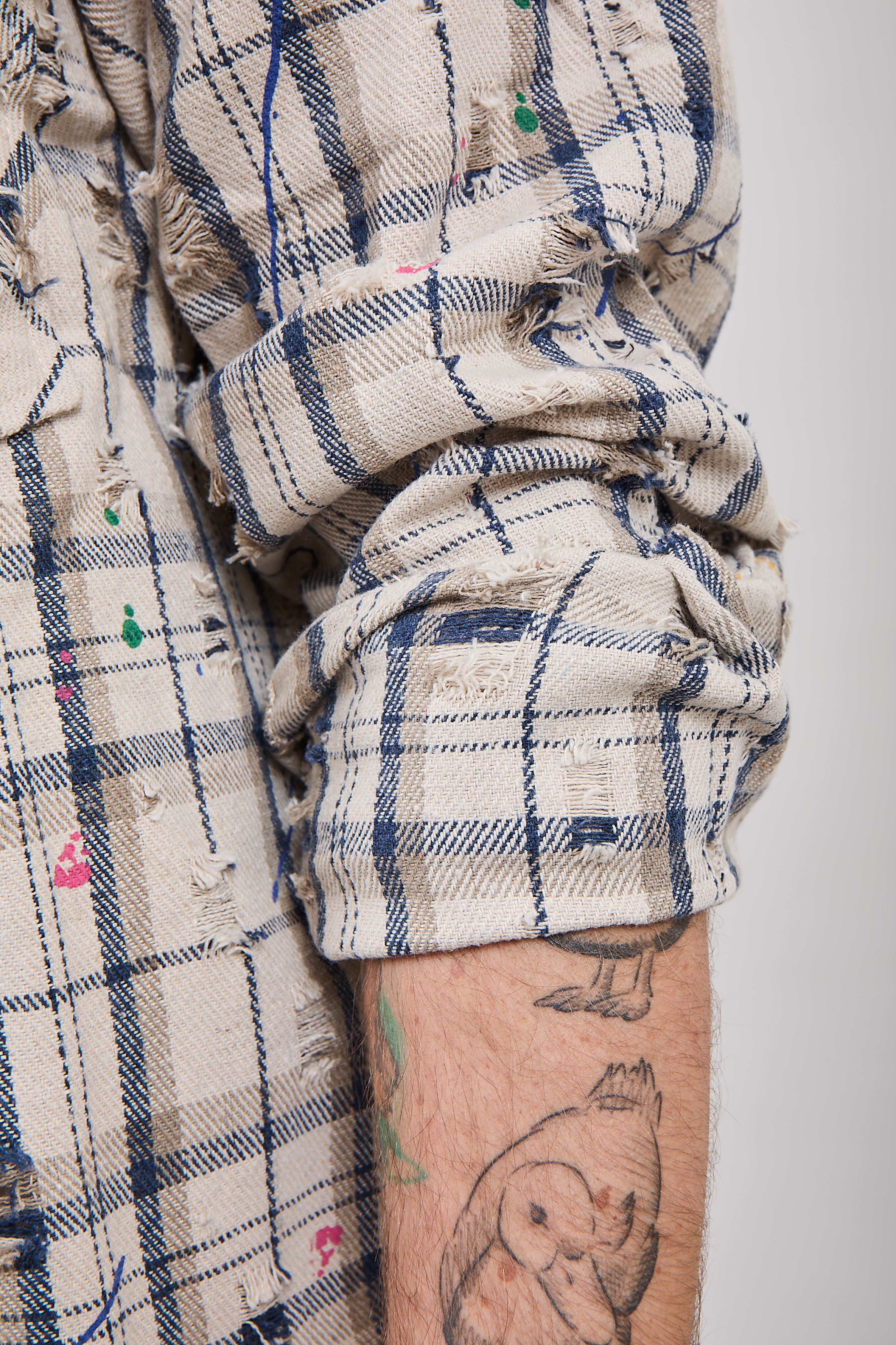 Giacchetta Berna Quadri Rotture Beige 278