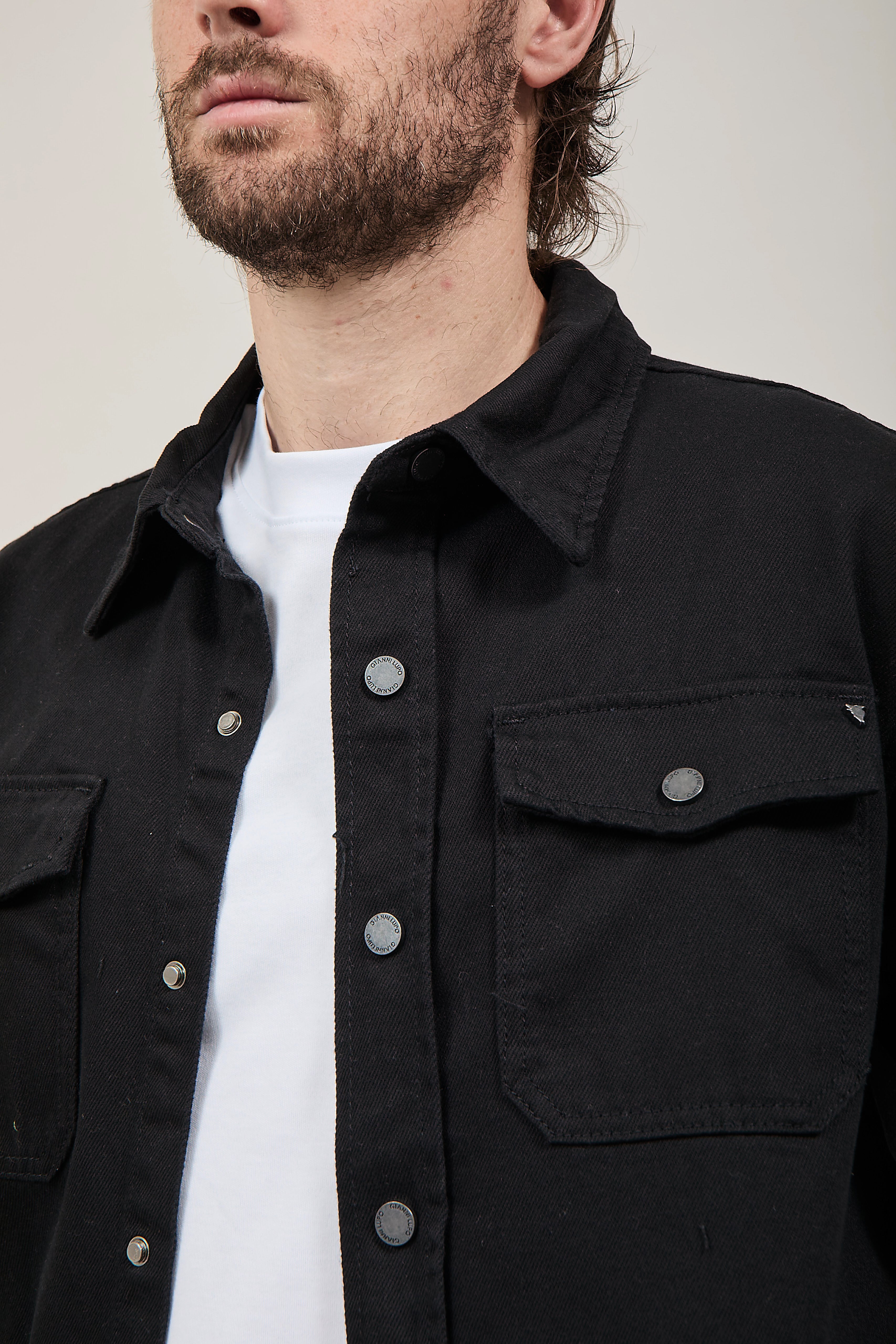 Giacchetta Gianni Lupo Jeans Nera 2533