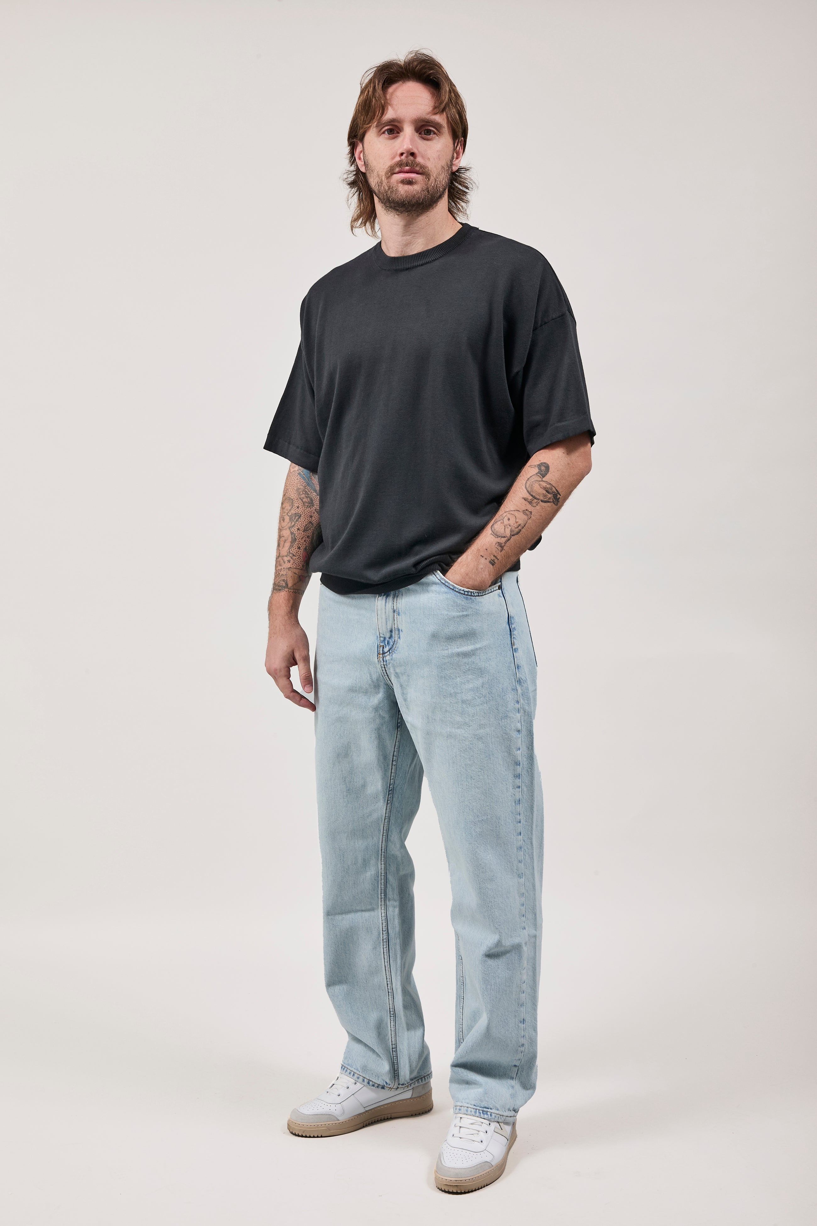 T-shirt Berna Cropped Nera