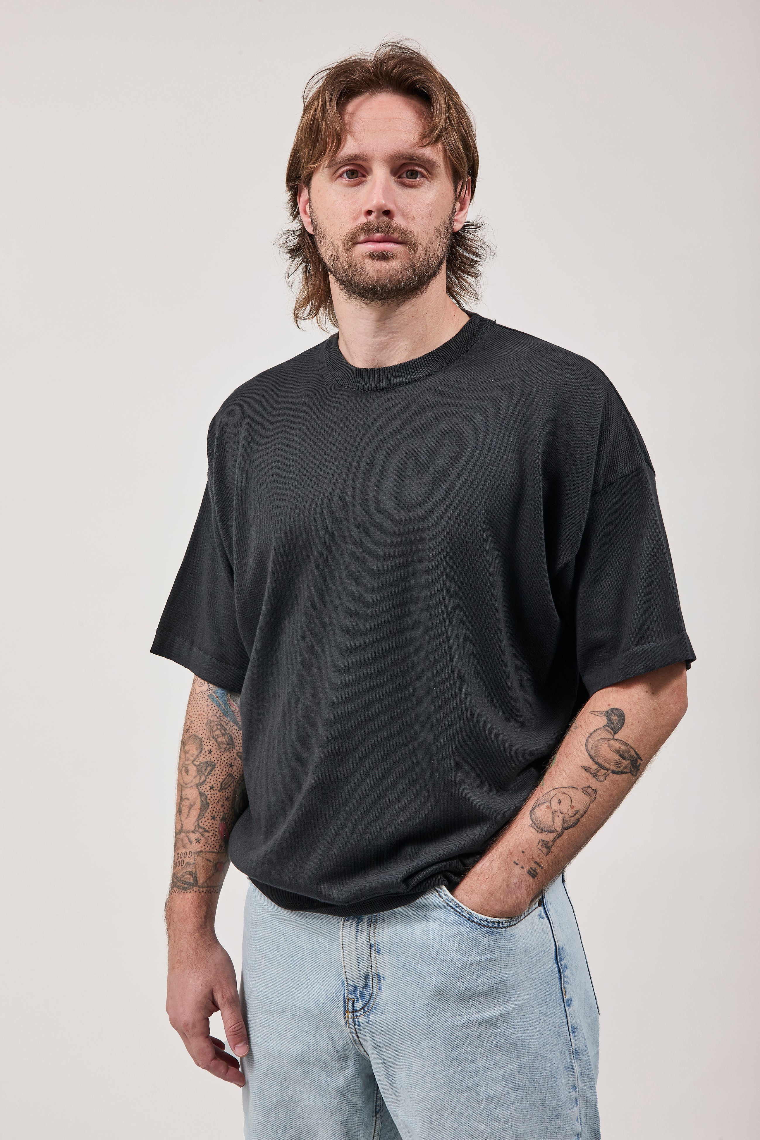 T-shirt Berna Cropped Nera