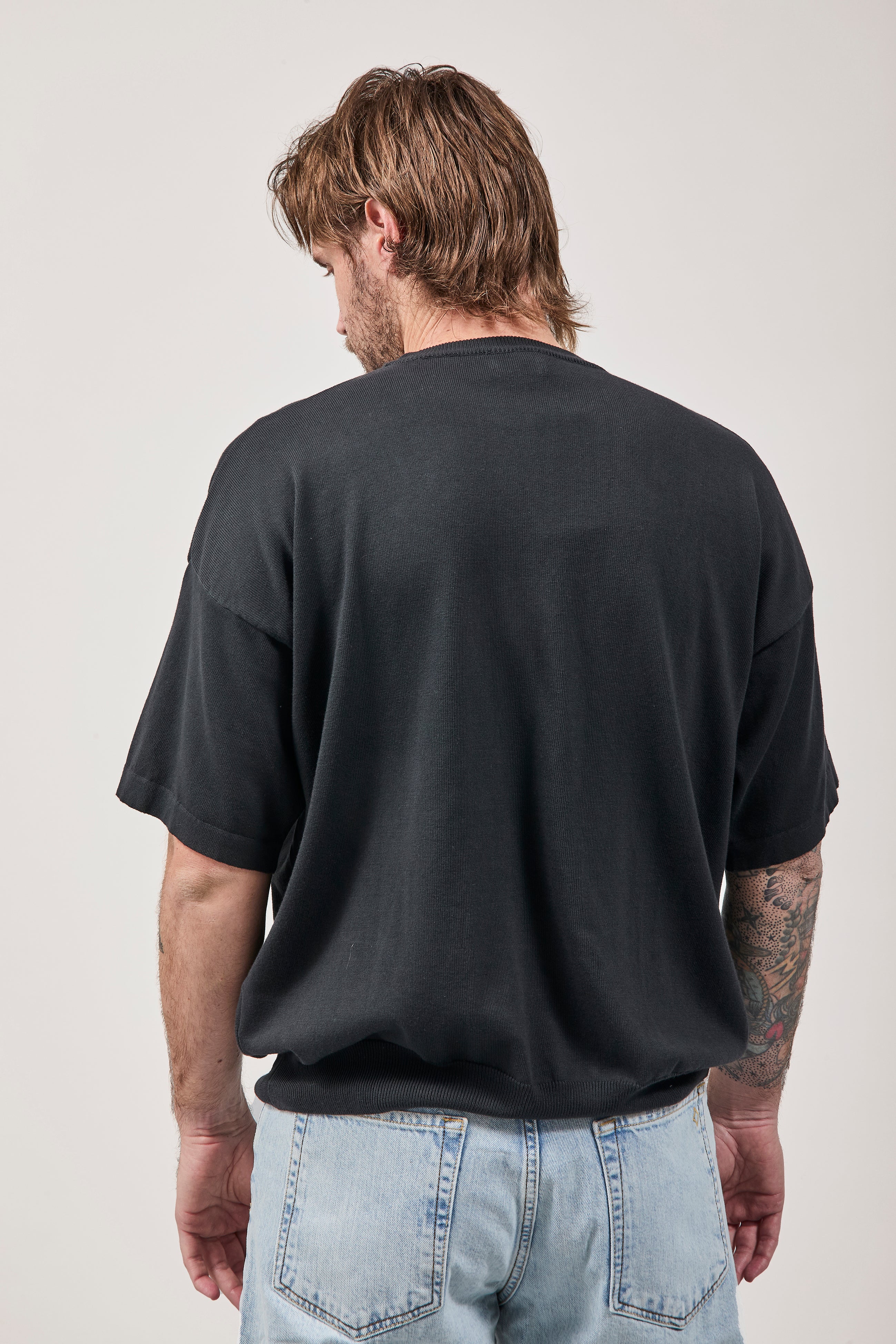 T-shirt Berna Cropped Nera