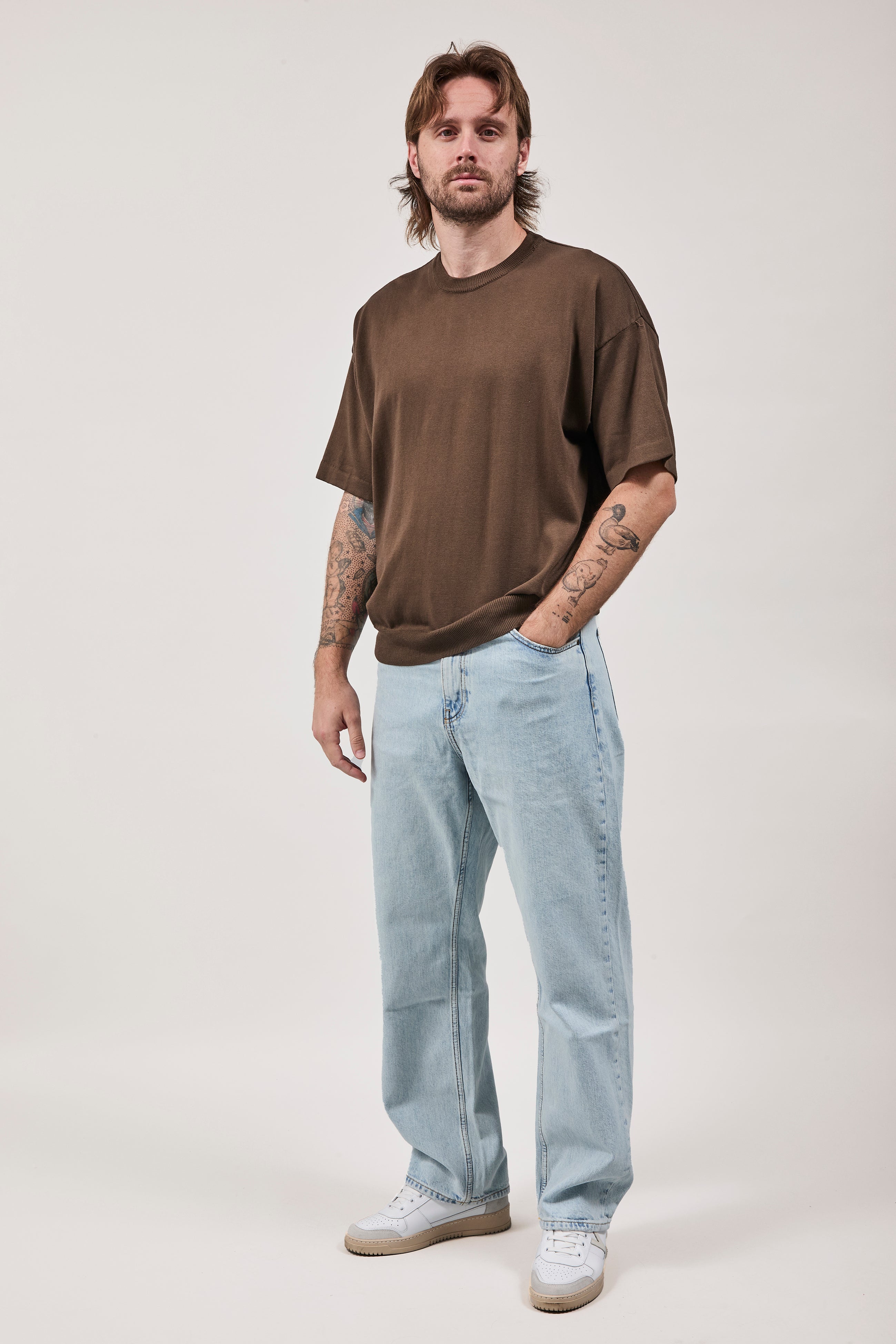 T-shirt Berna Cropped Moro