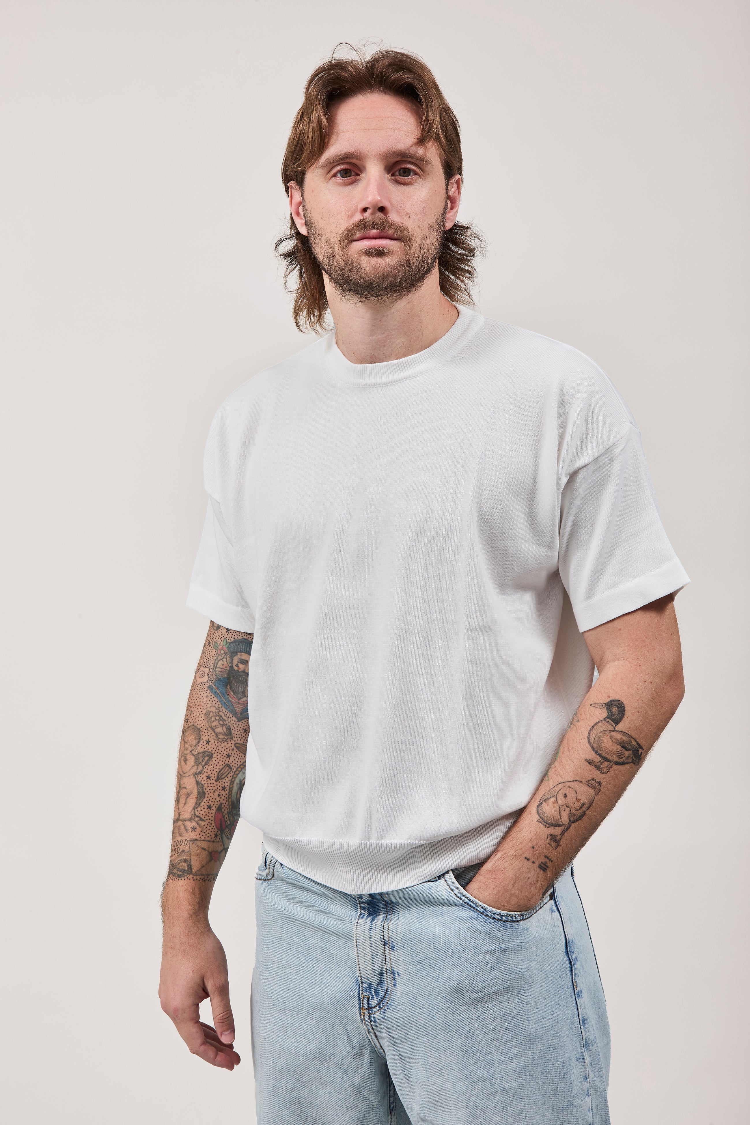 T-shirt Berna Cropped Bianca