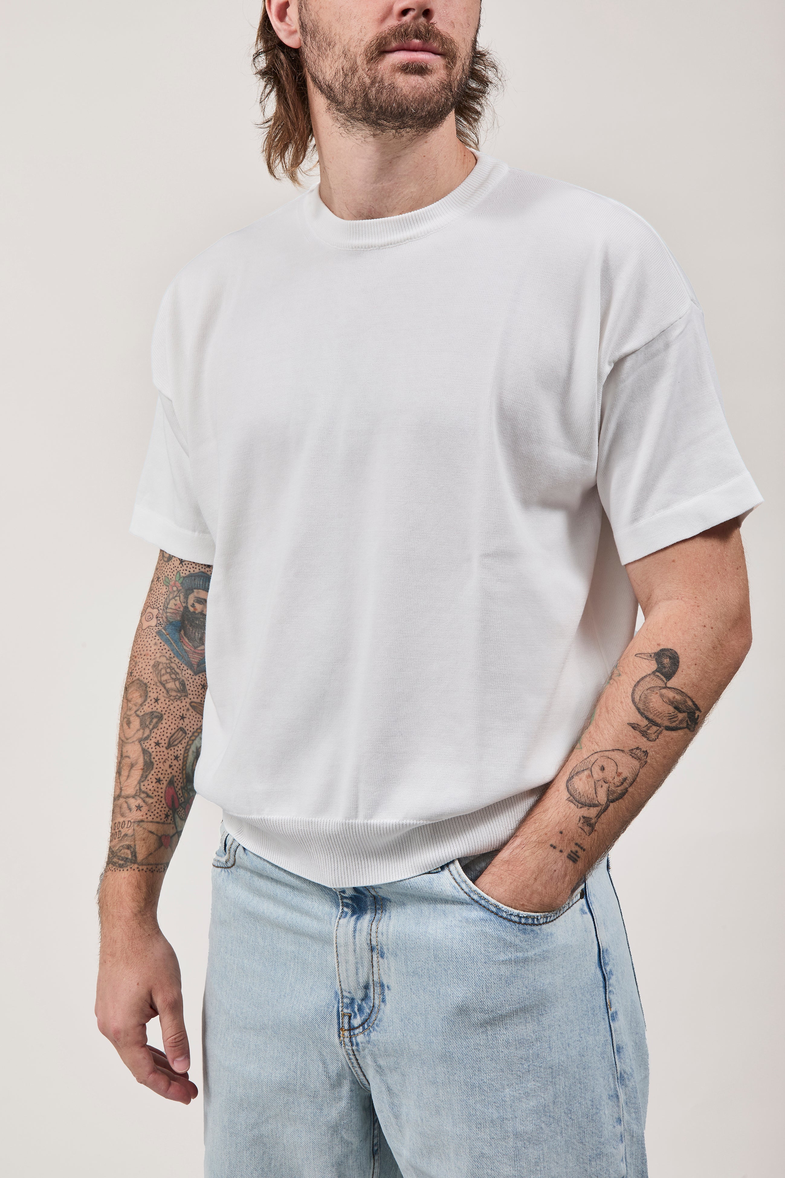 T-shirt Berna Cropped Bianca