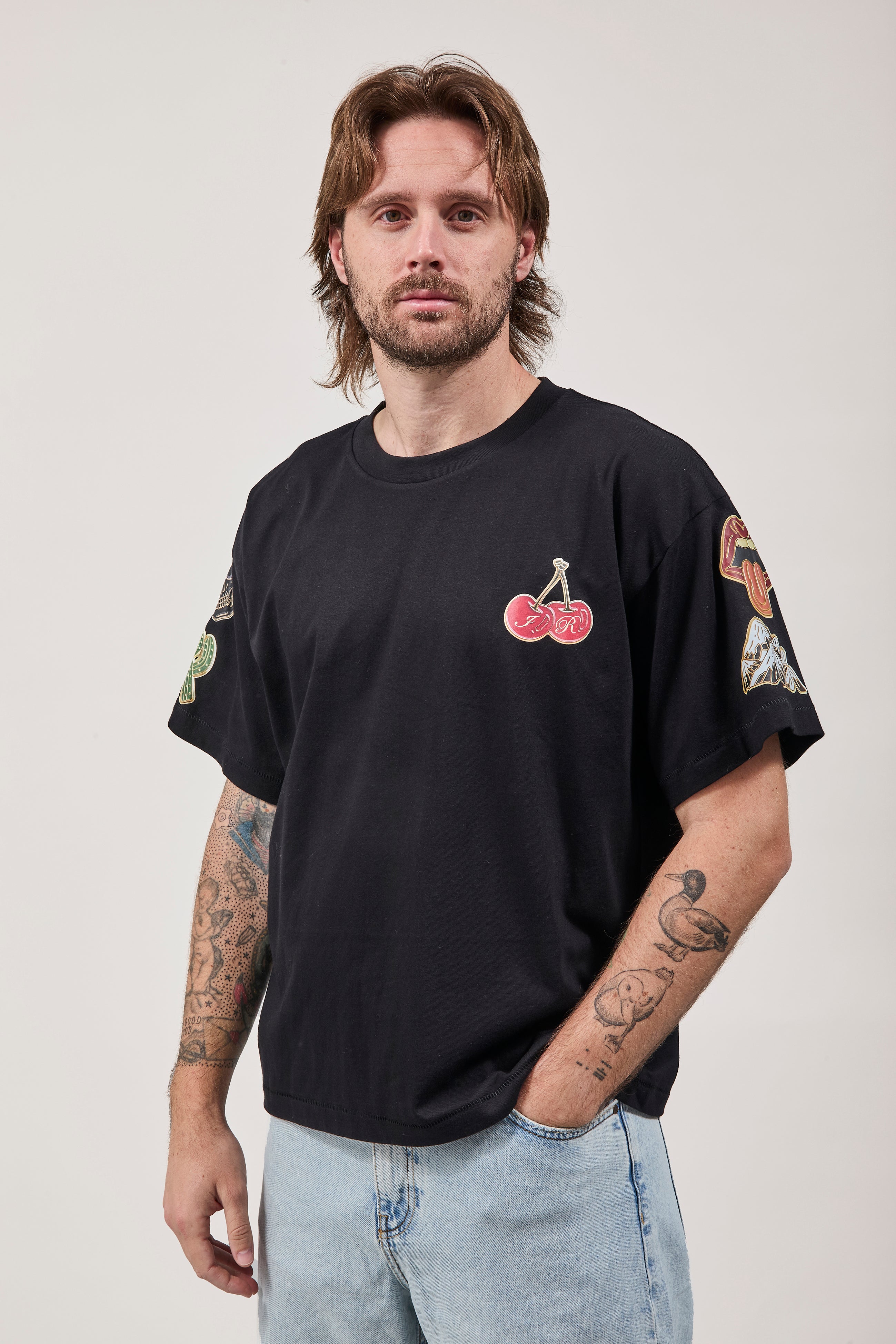 T-shirt Independent Republic State of mind Nera