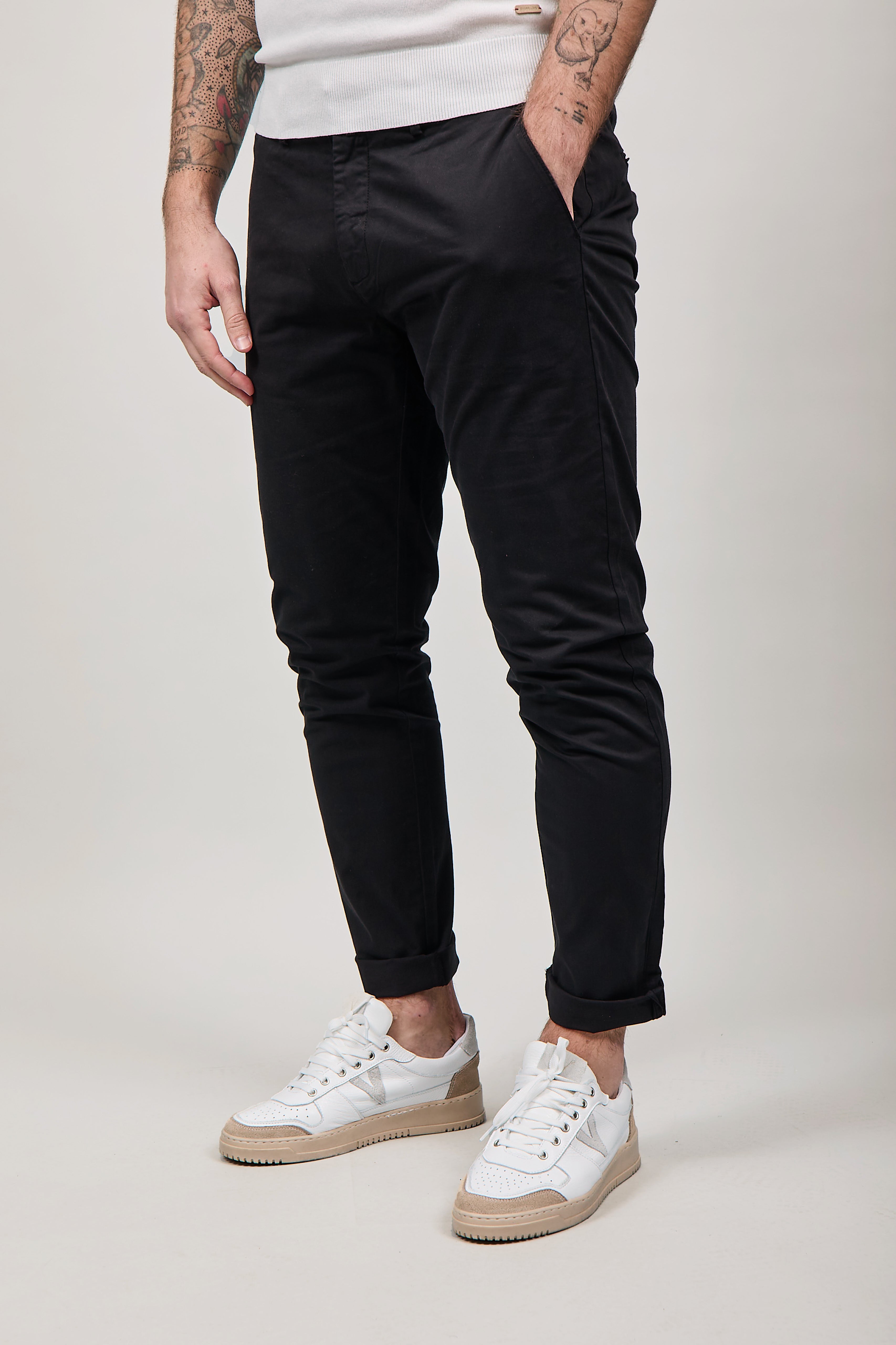 Pantalone Gianni Lupo Tahoma Nero