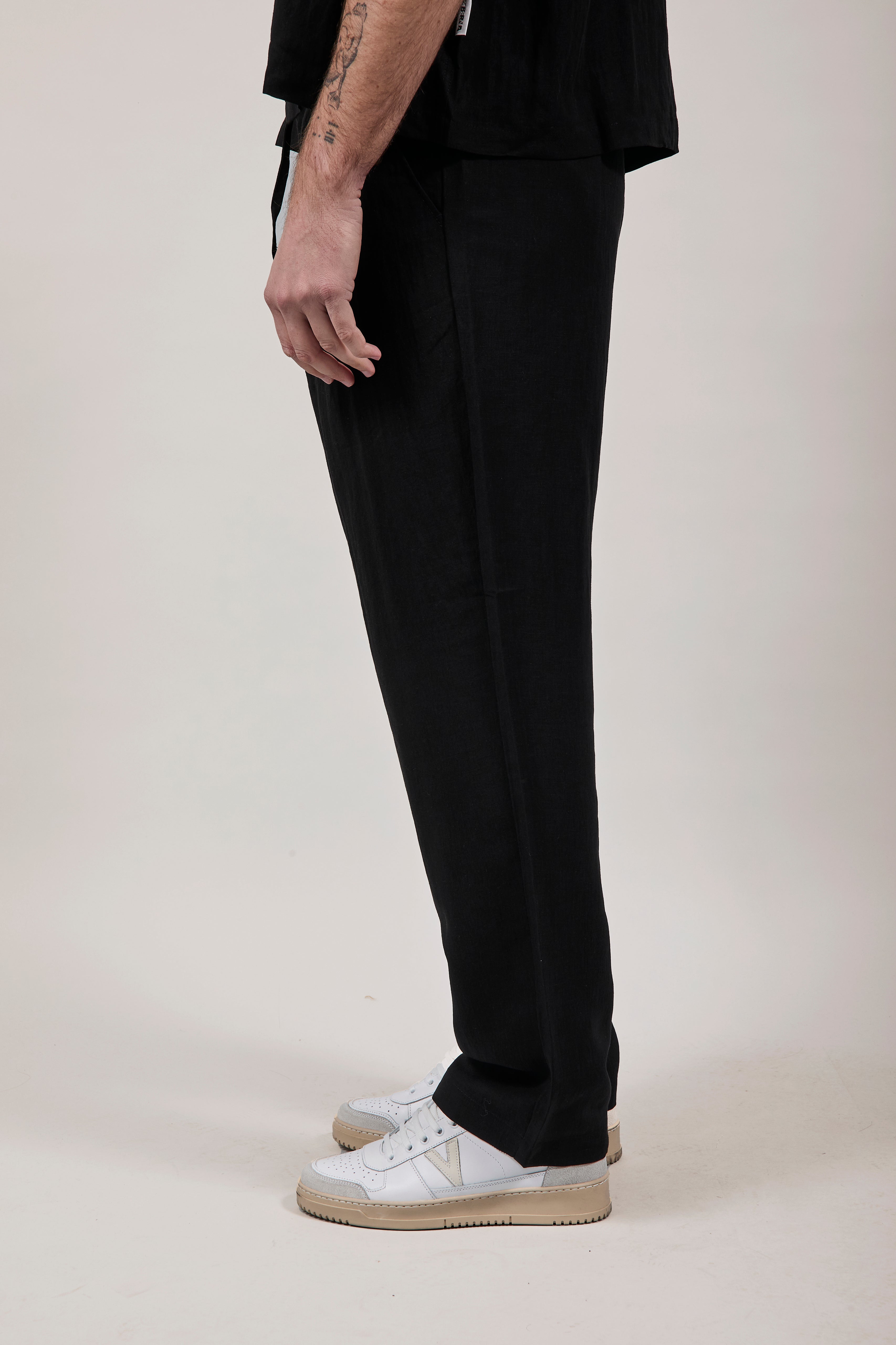 Pantalone Berna Tencel 102 Nero