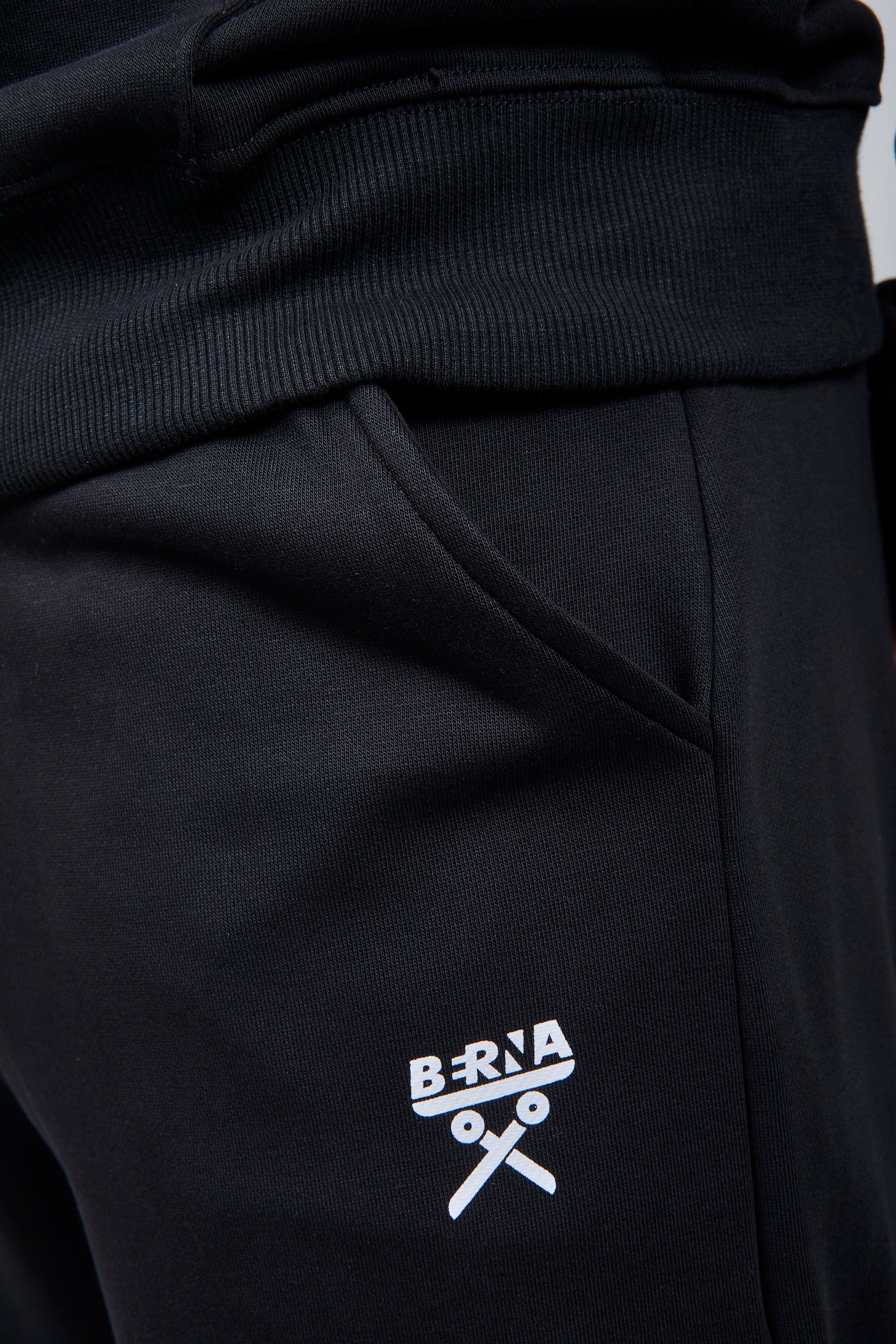 Pantalone Felpa Berna Nero 58