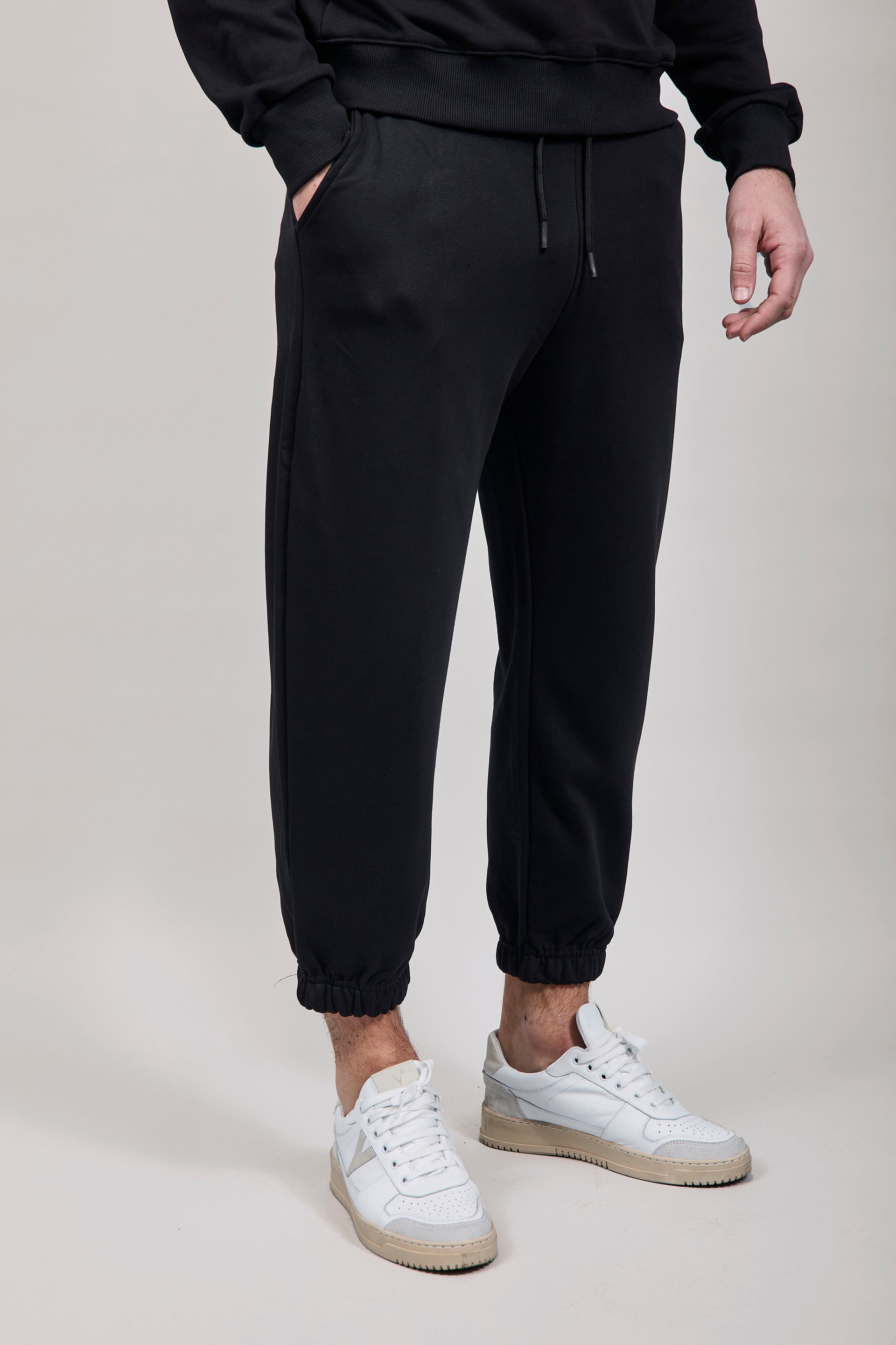 Pantalone Felpa Berna Nero 58