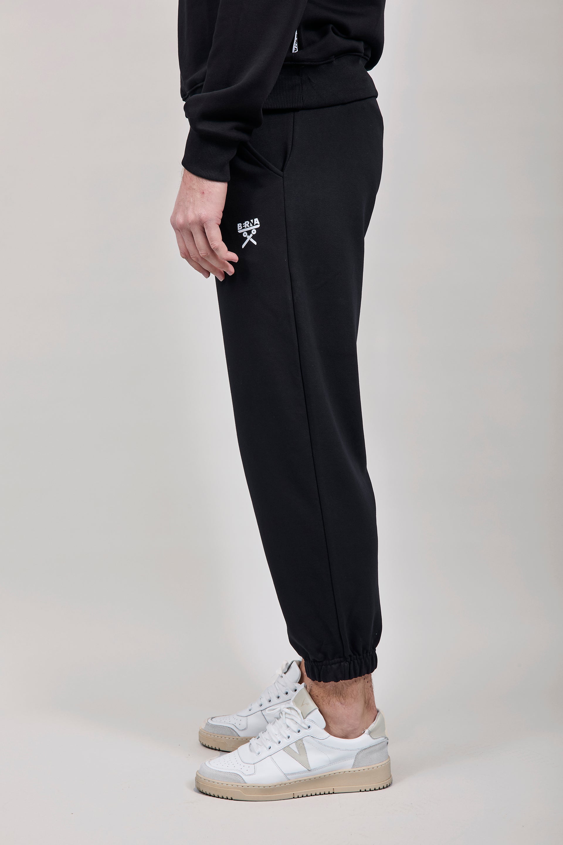 Pantalone Felpa Berna Nero 58