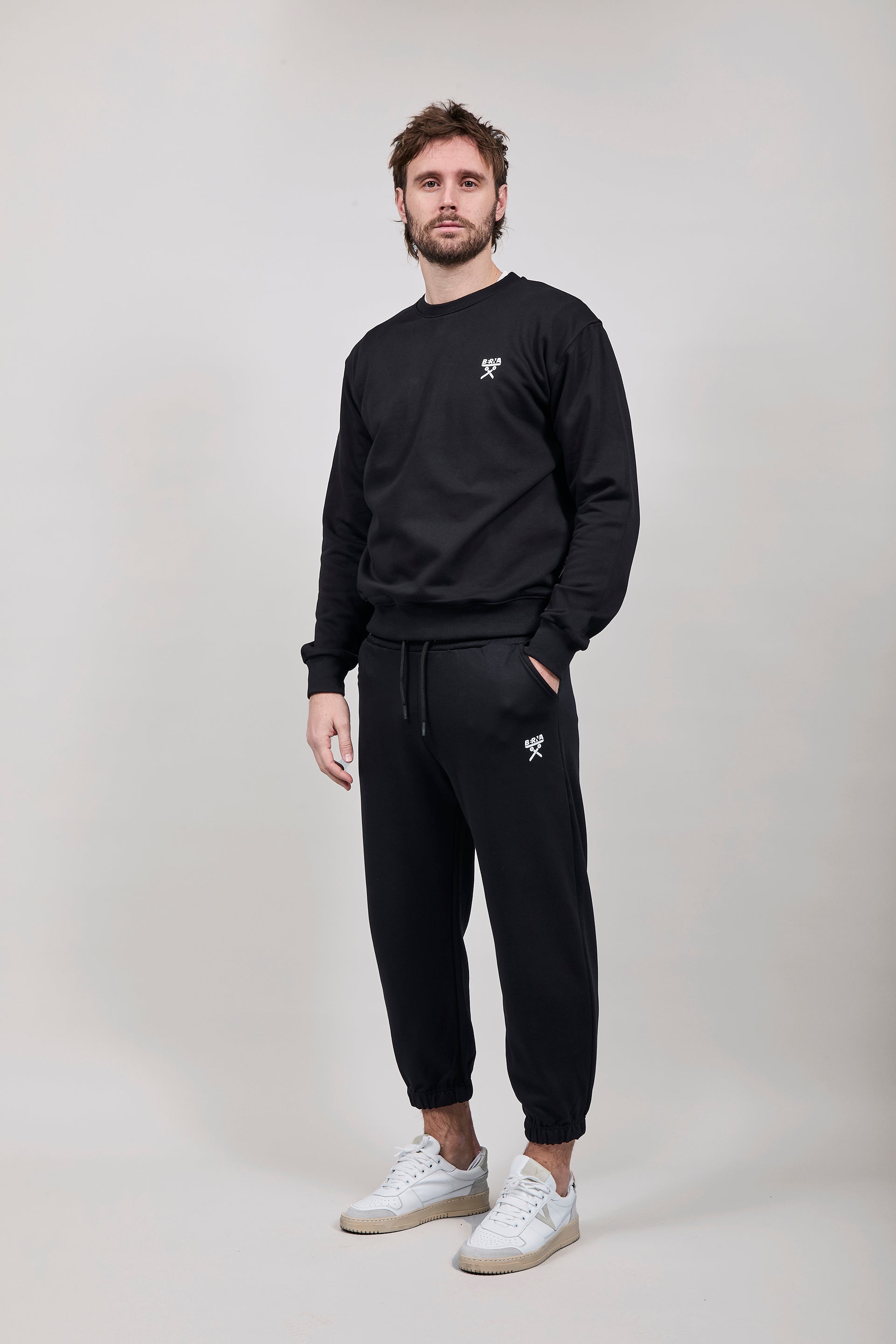 Pantalone Felpa Berna Nero 58